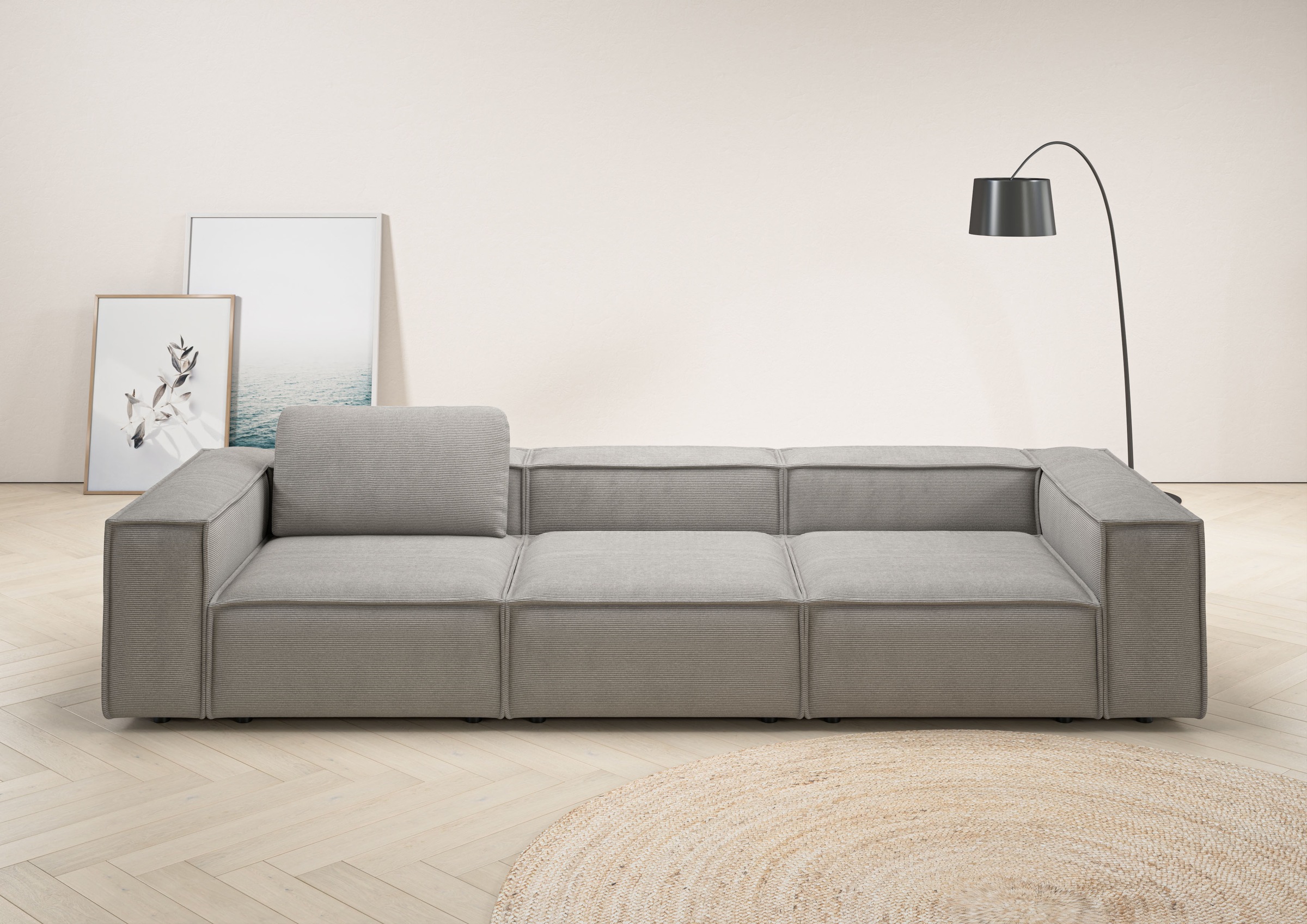 Home affaire 3,5-Sitzer »Watertown, modernes Big-Sofa XXL, 336 cm Breite, a günstig online kaufen