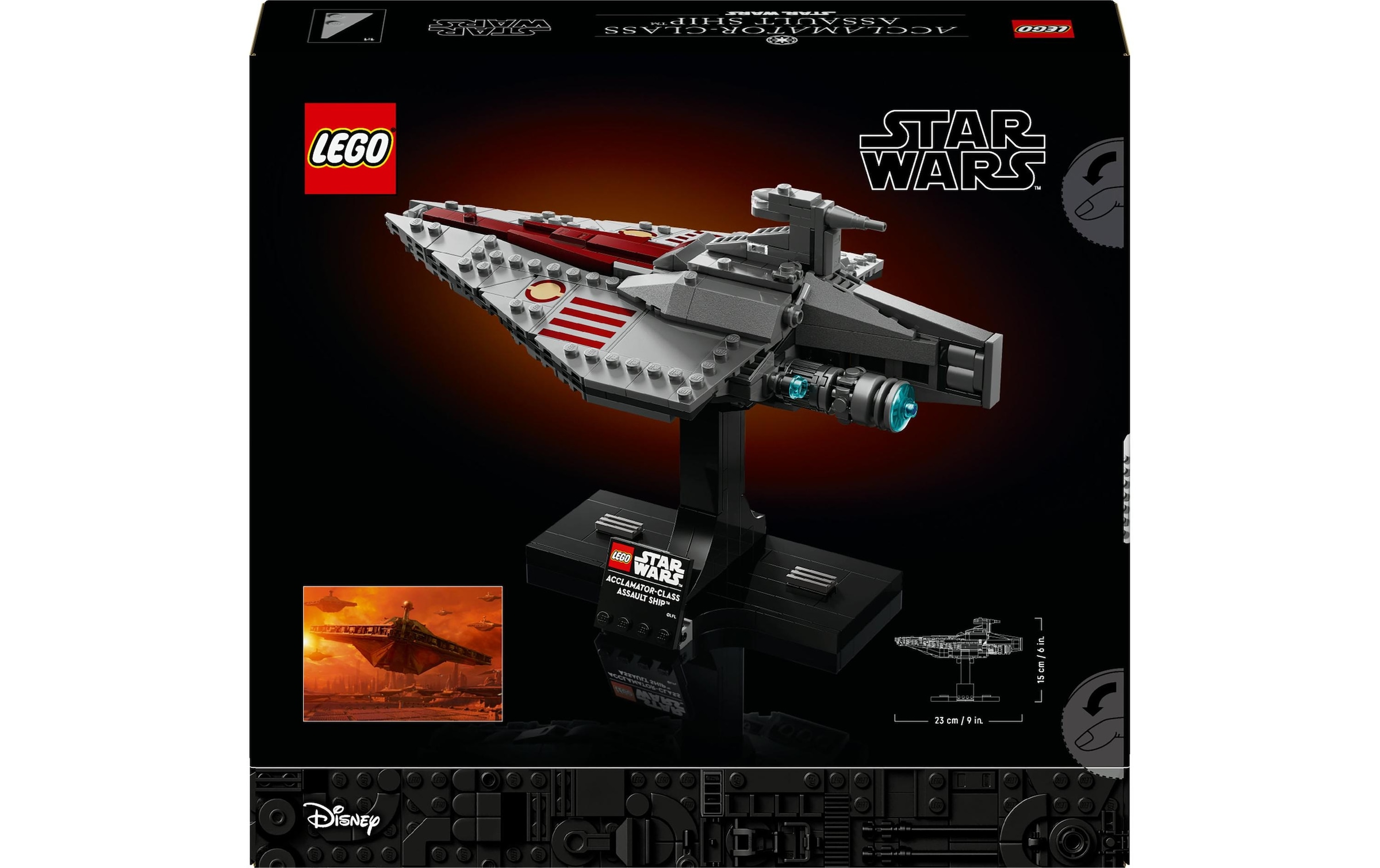 LEGO® Spielbausteine »Star Wars Assault Ship der Acclamator-Klasse 75404«
