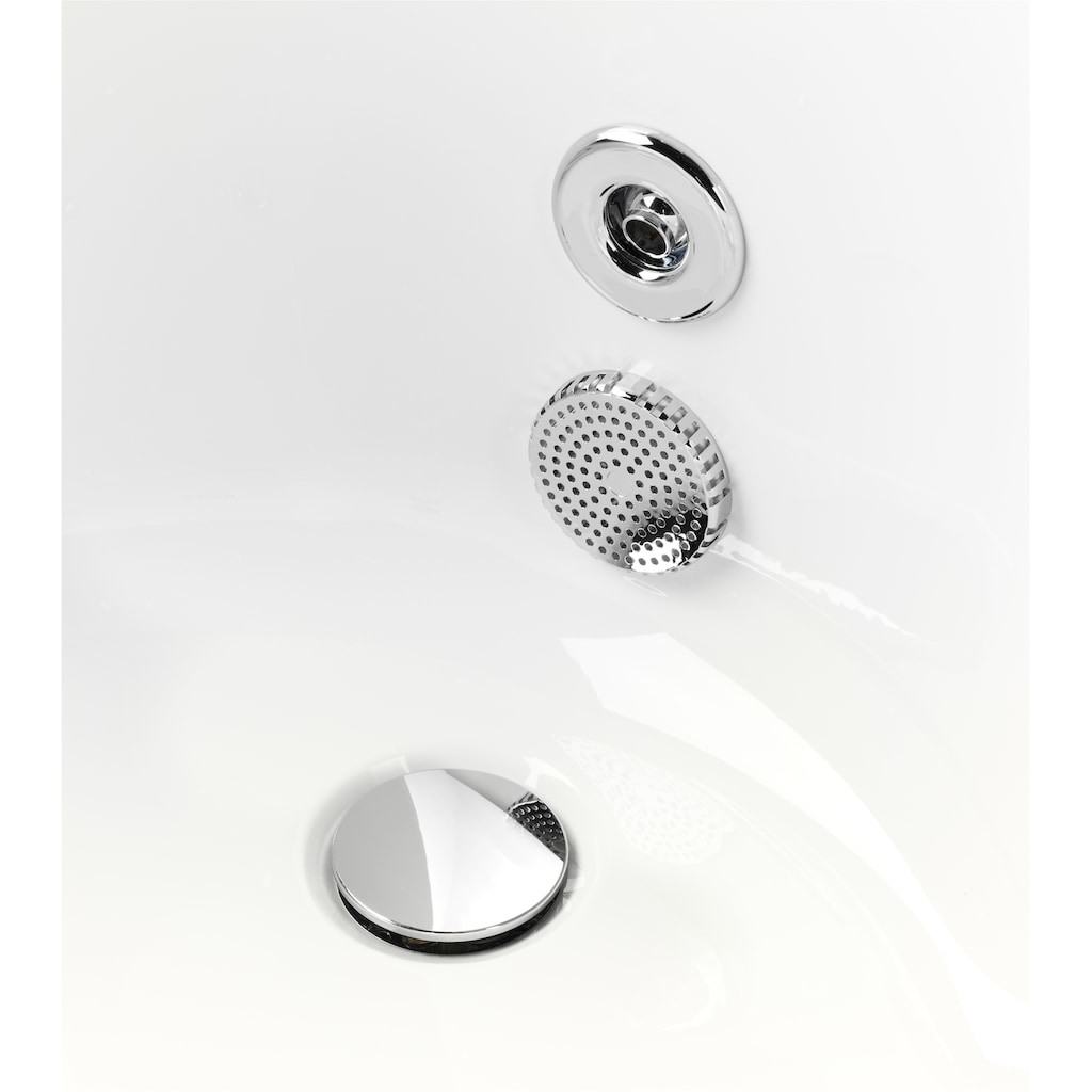 OTTOFOND Whirlpool-Badewanne »St. Lucia«, (Komplett-Set, 1 tlg.)