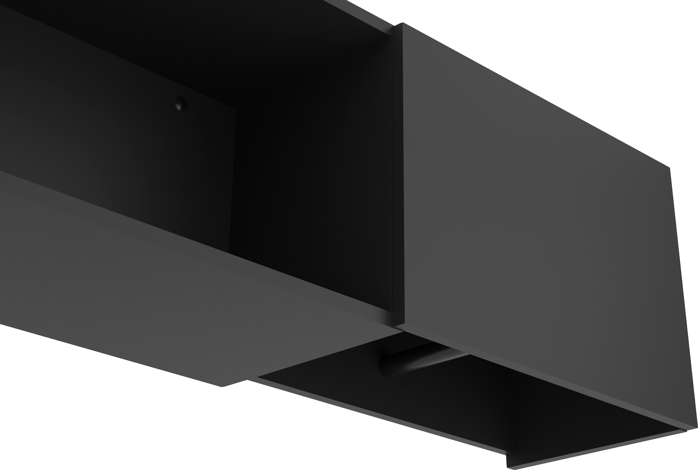 FMD Garderobe »Dark« Garderobenregal mit Kleiderstange, Breite ca. 99 cm