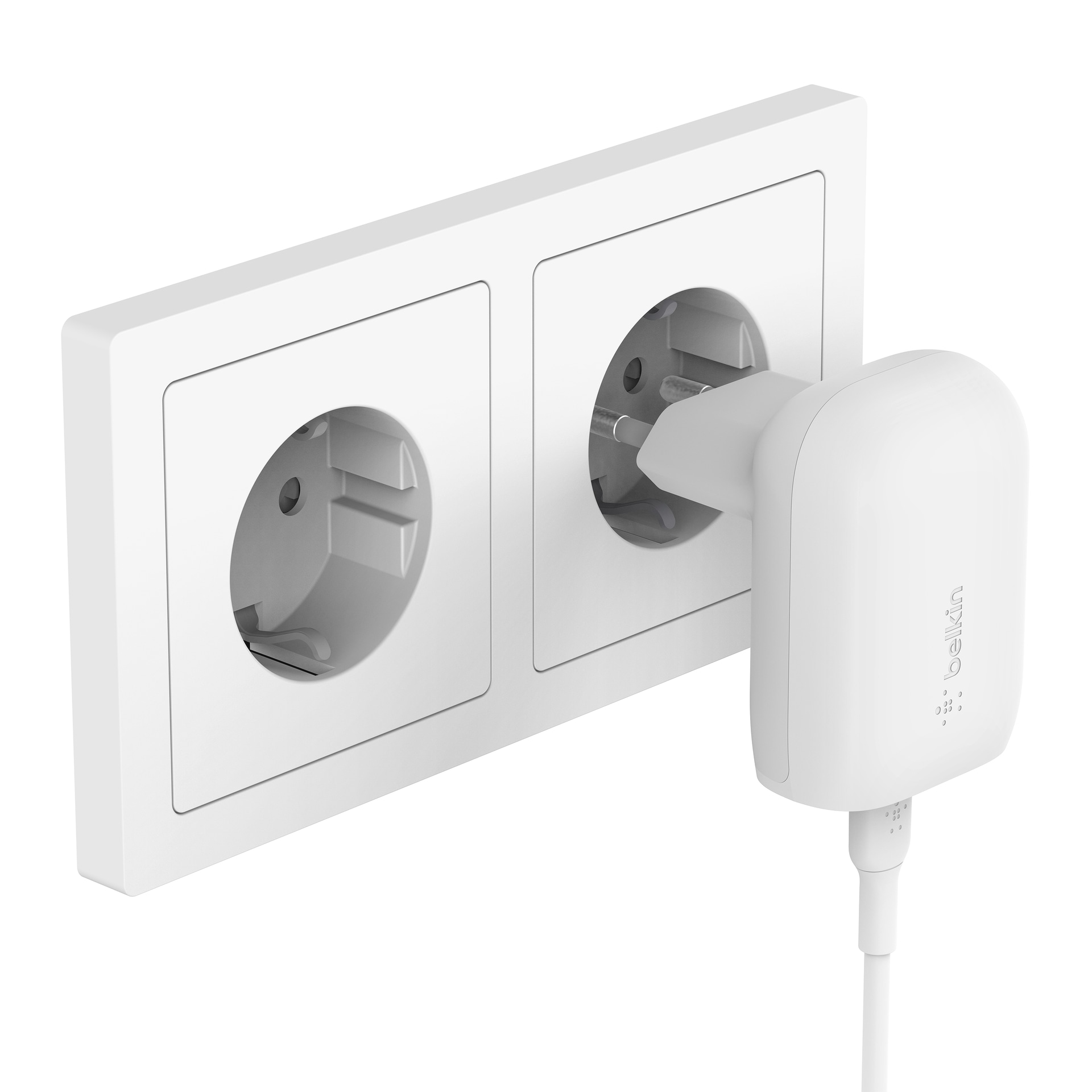 Belkin USB-Ladegerät »30W USB-C Ladegerät PD und PPS inkl. Lightning Kabel 1m«