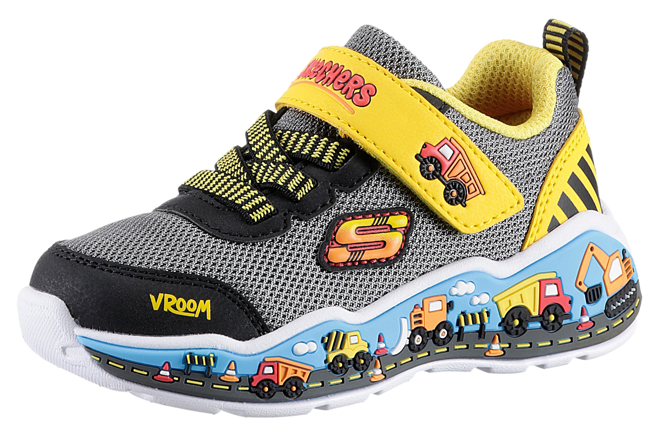 Skechers Sneaker »PLAY SCENE«, Freizeitschuh mit bedruckter Sohle, Größenschablone zum Download