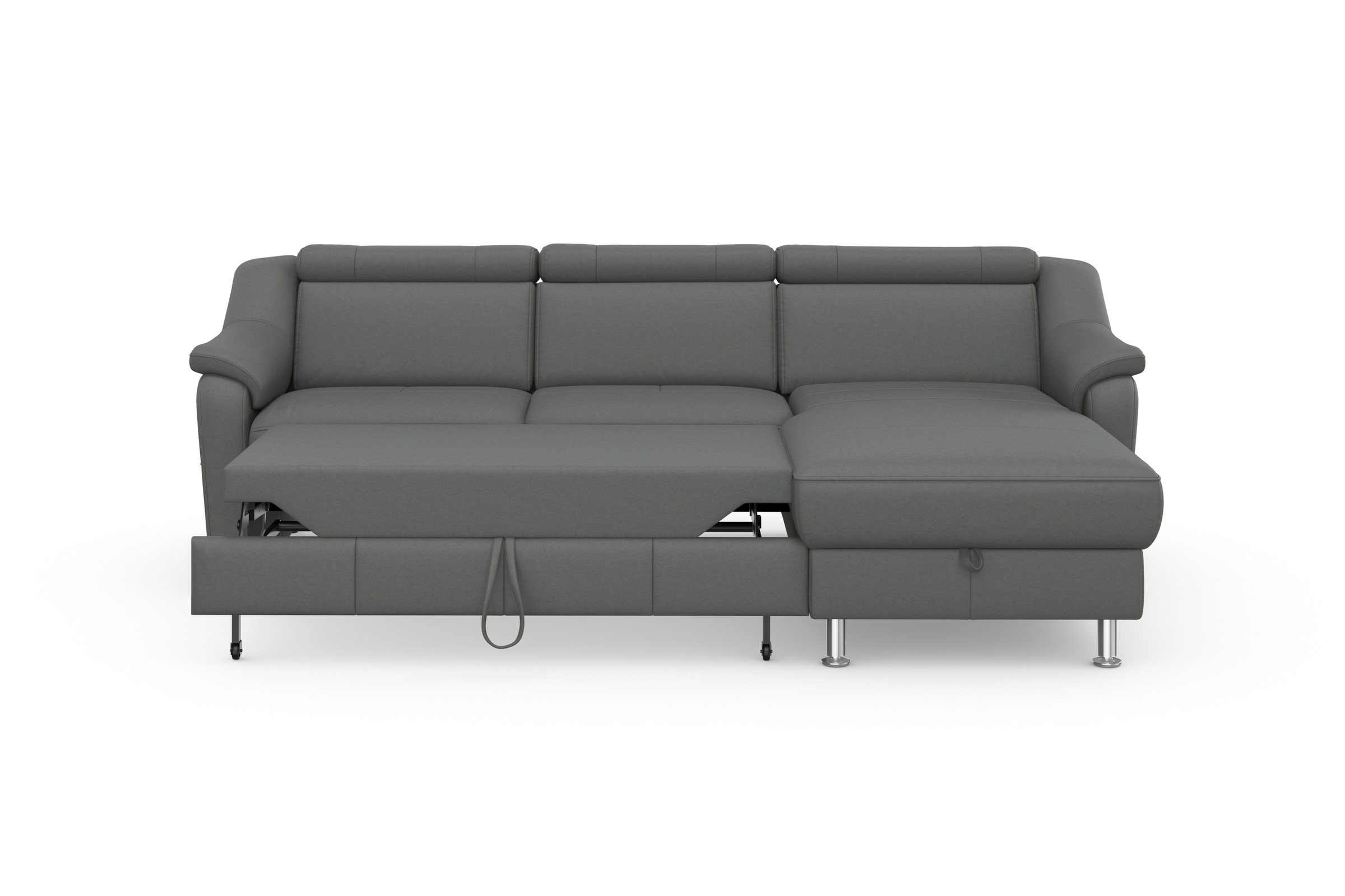sit&more Ecksofa »Freetown L-Form«, inklusive Kopfteilverstellung und komfortablem Federkern