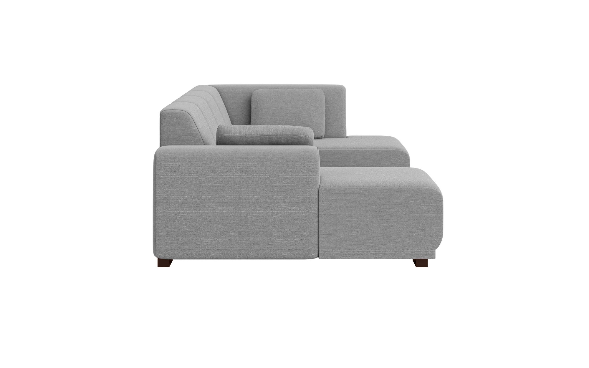 Home affaire Wohnlandschaft »BORNHOLM U-Form mit Recamiere rechts/links, B/T/H: 300/162/85 cm«, U-Form mit Wellenunterfederung, Recamiere rechts oder links bestellbar