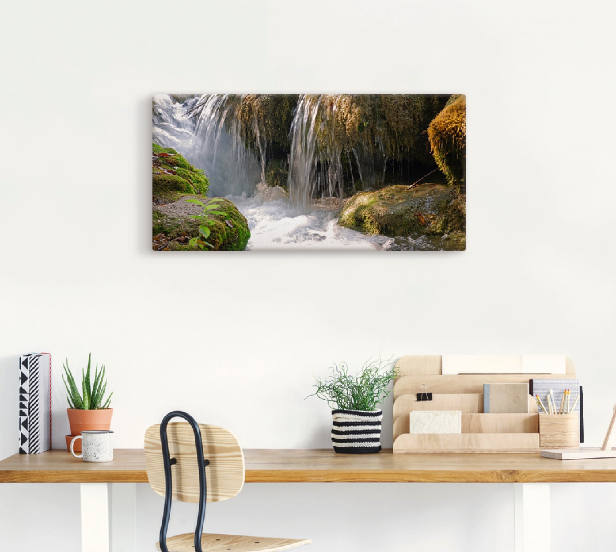 Artland Wandbild »Wasserfall«, Gewässer, (1 St.), als Leinwandbild, Poster, günstig online kaufen