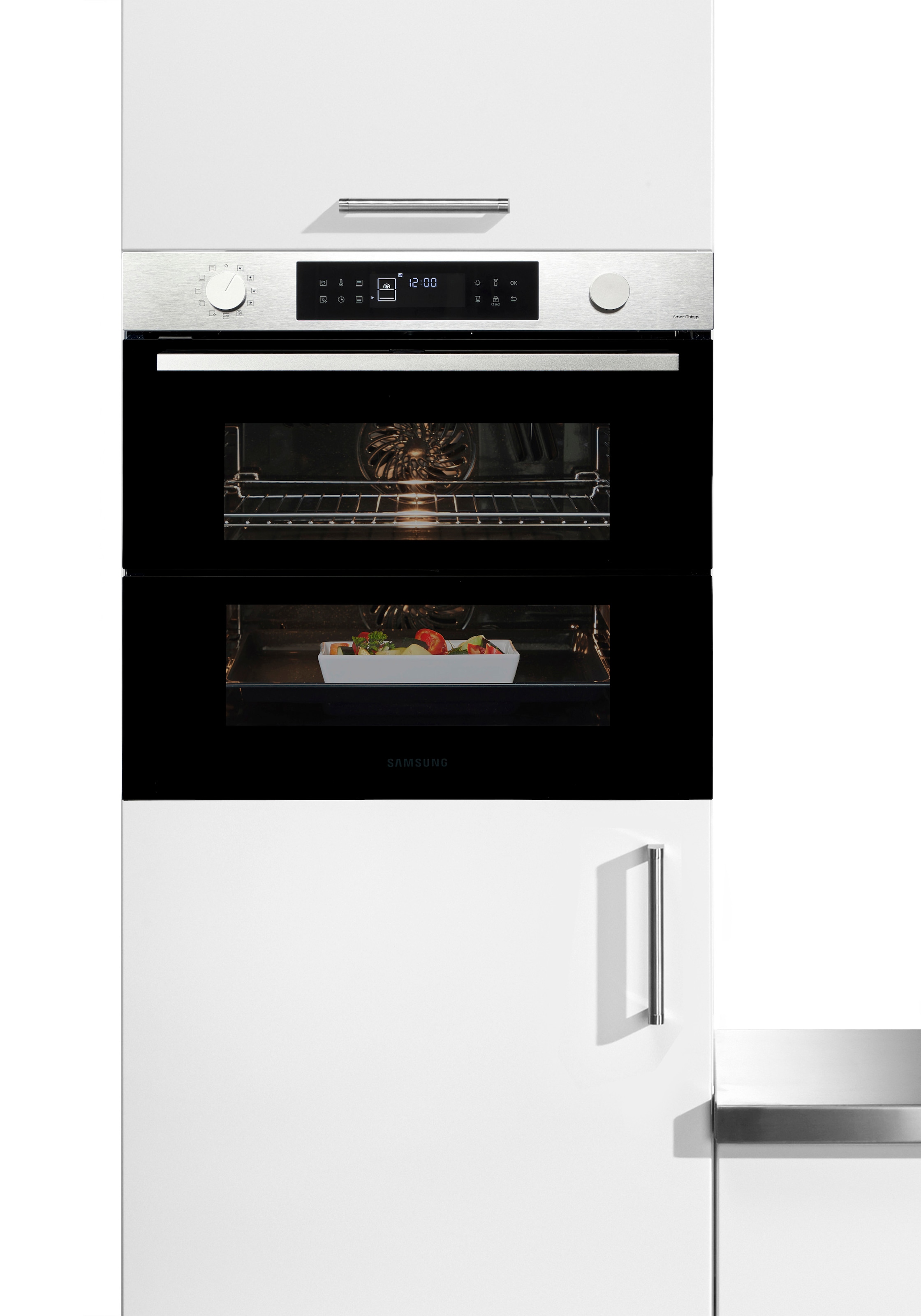Samsung Einbaubackofen  »NV7B4550VAS/U1«, Pyrolyse-Selbstreinigung, Dual Cook Flex