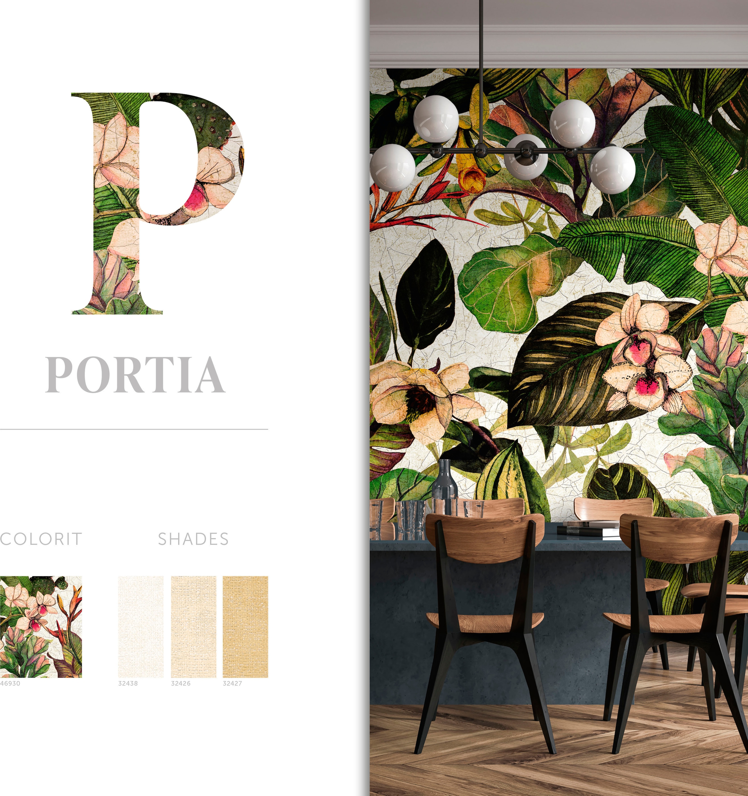 Marburg Fototapete »Portia«, matt, moderne Tapete für Wohnzimmer Schlafzimmer Küche