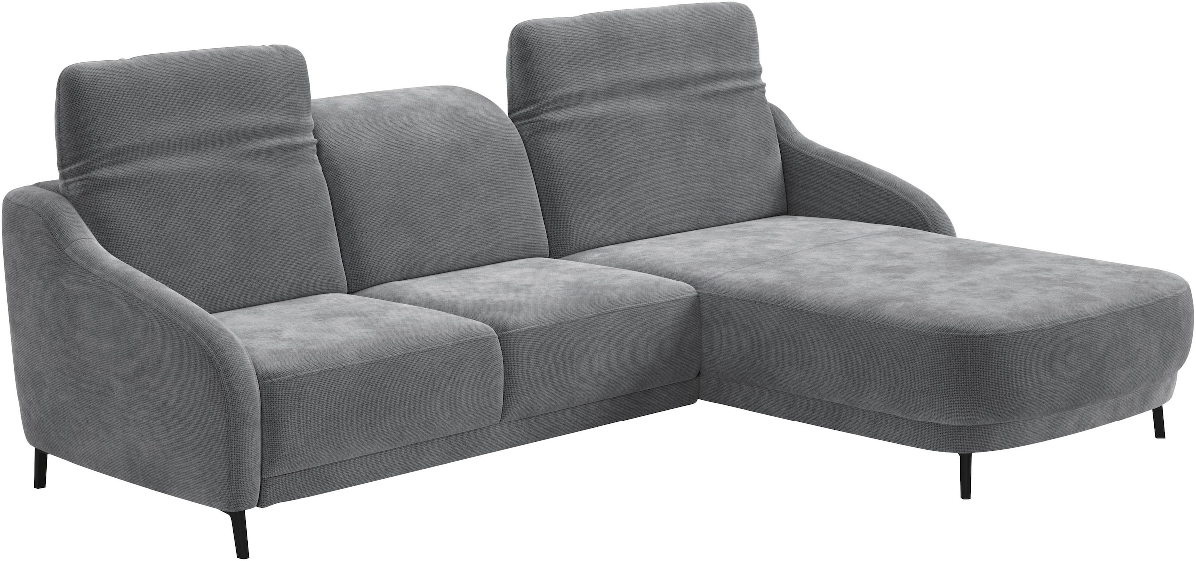 sit&more Ecksofa »Blues L-Form«, wahlweise mit Klapptisch und USB günstig online kaufen