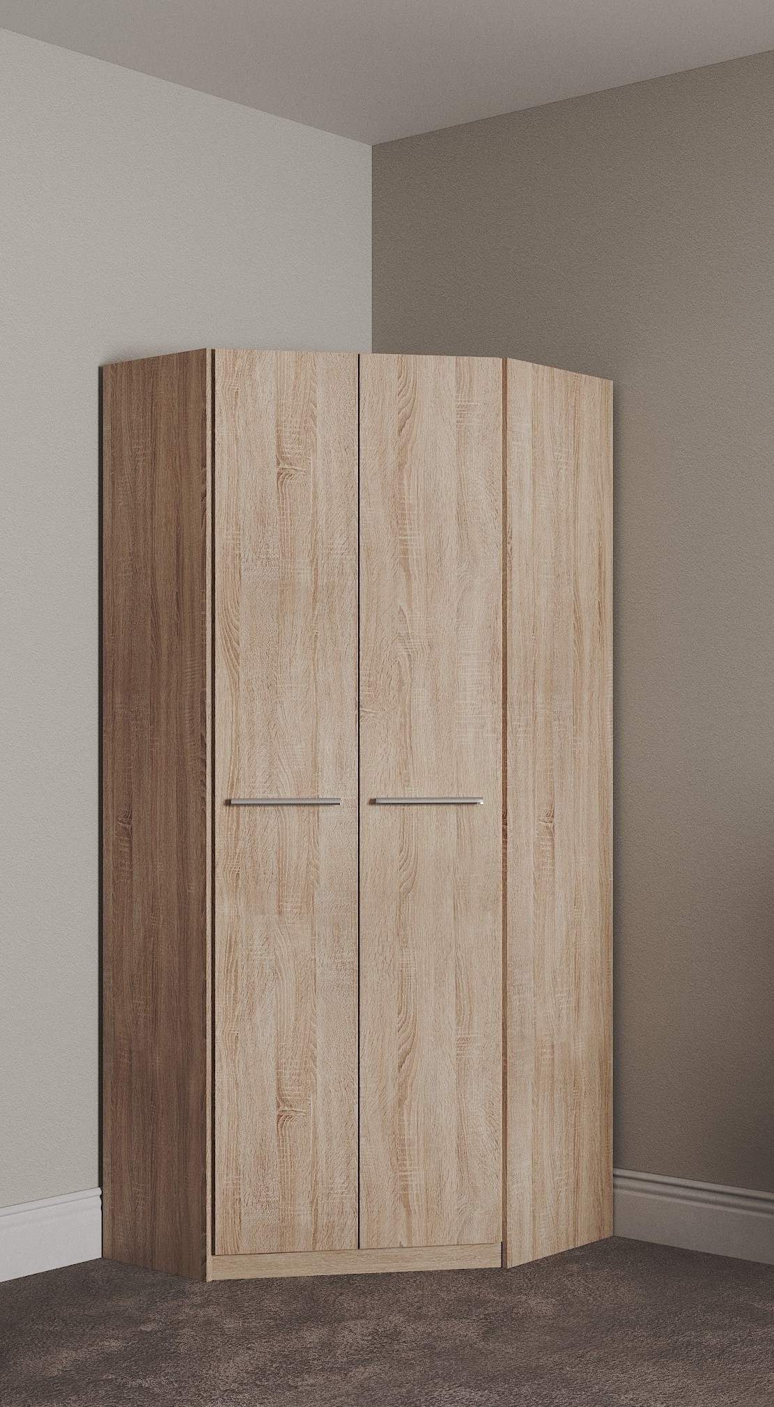 priess Eckkleiderschrank "Barcelona Kleiderschrank Ecklösung Raumwunder" in günstig online kaufen