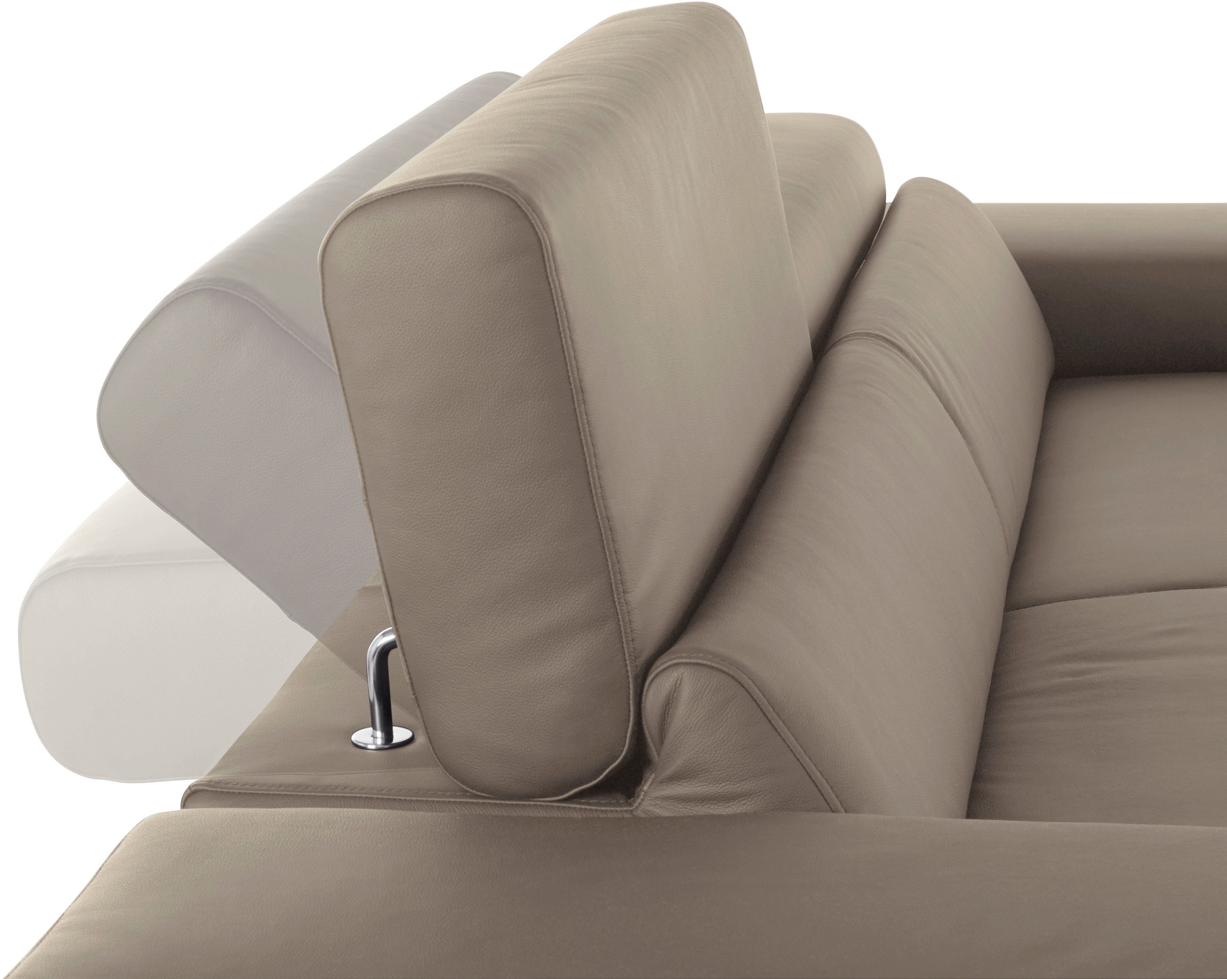 W.SCHILLIG 2,5-Sitzer »finn«, German Design Award 2016, Fußgestell Nussbaum natur, Breite 230 cm