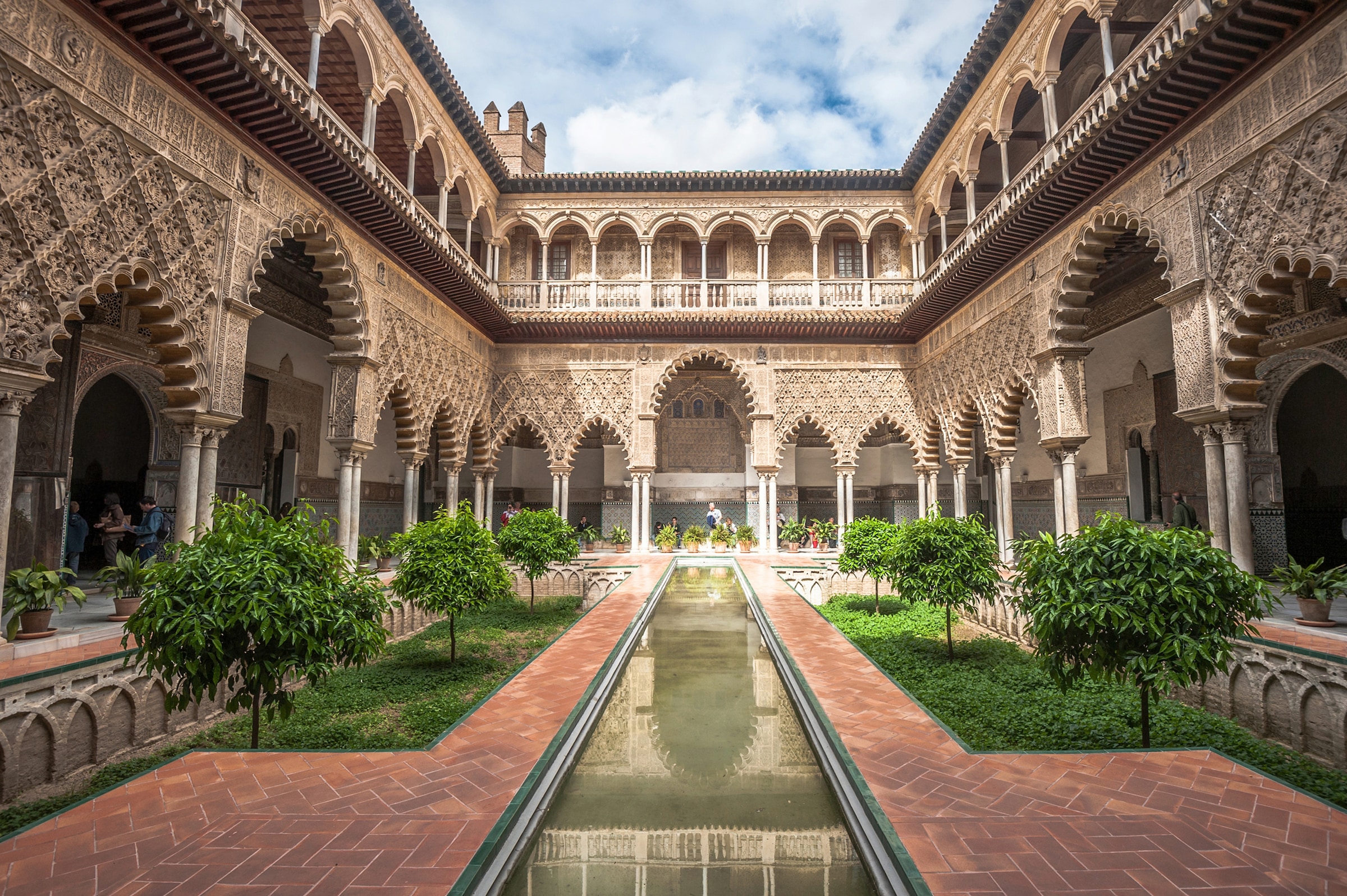 Papermoon Fototapete »ARCHITEKTUR-ALCAZAR SEVILLA PALAST« günstig online kaufen