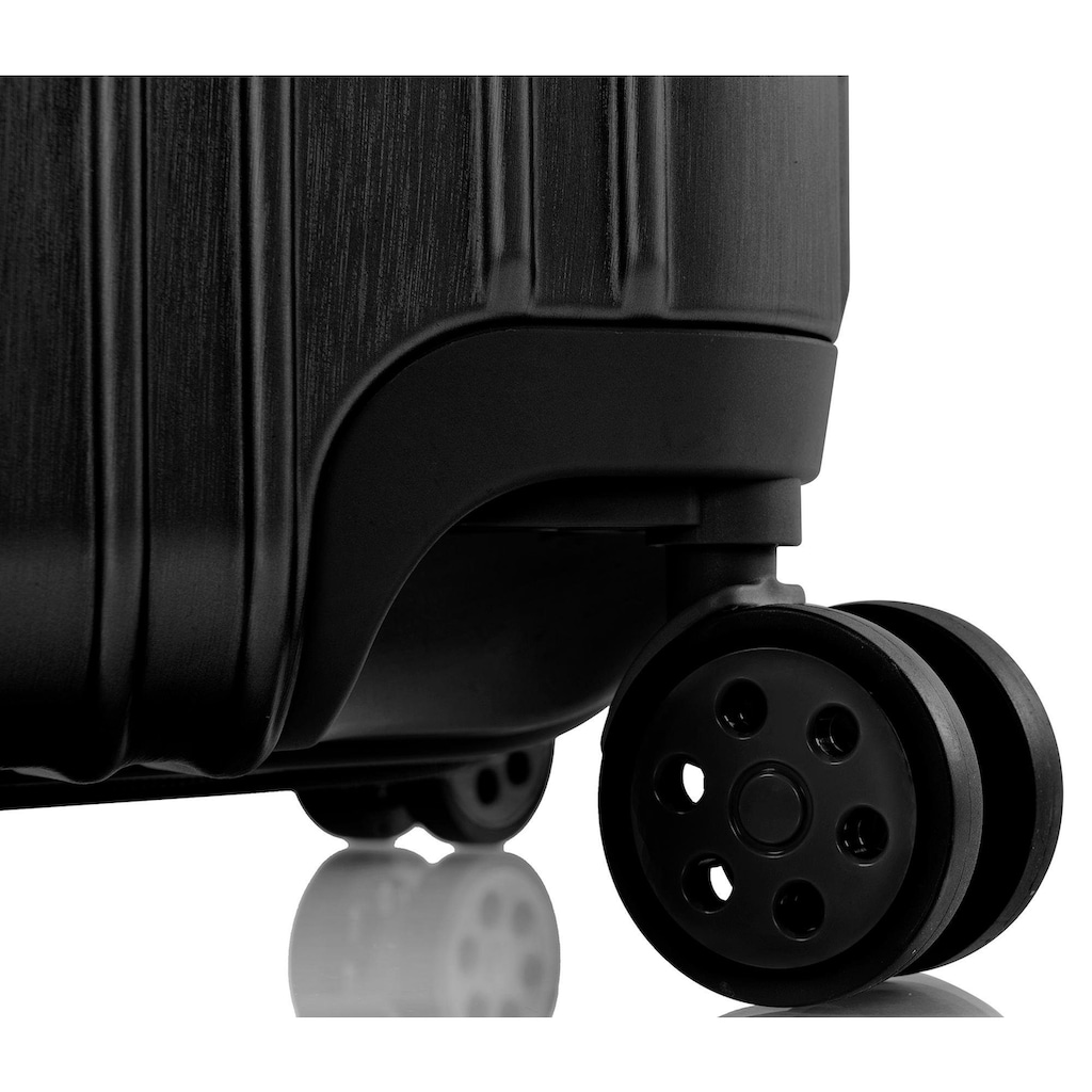 Heys Hartschalen-Trolley »Xtrak, 66 cm, Schwarz«, 4 Rollen
