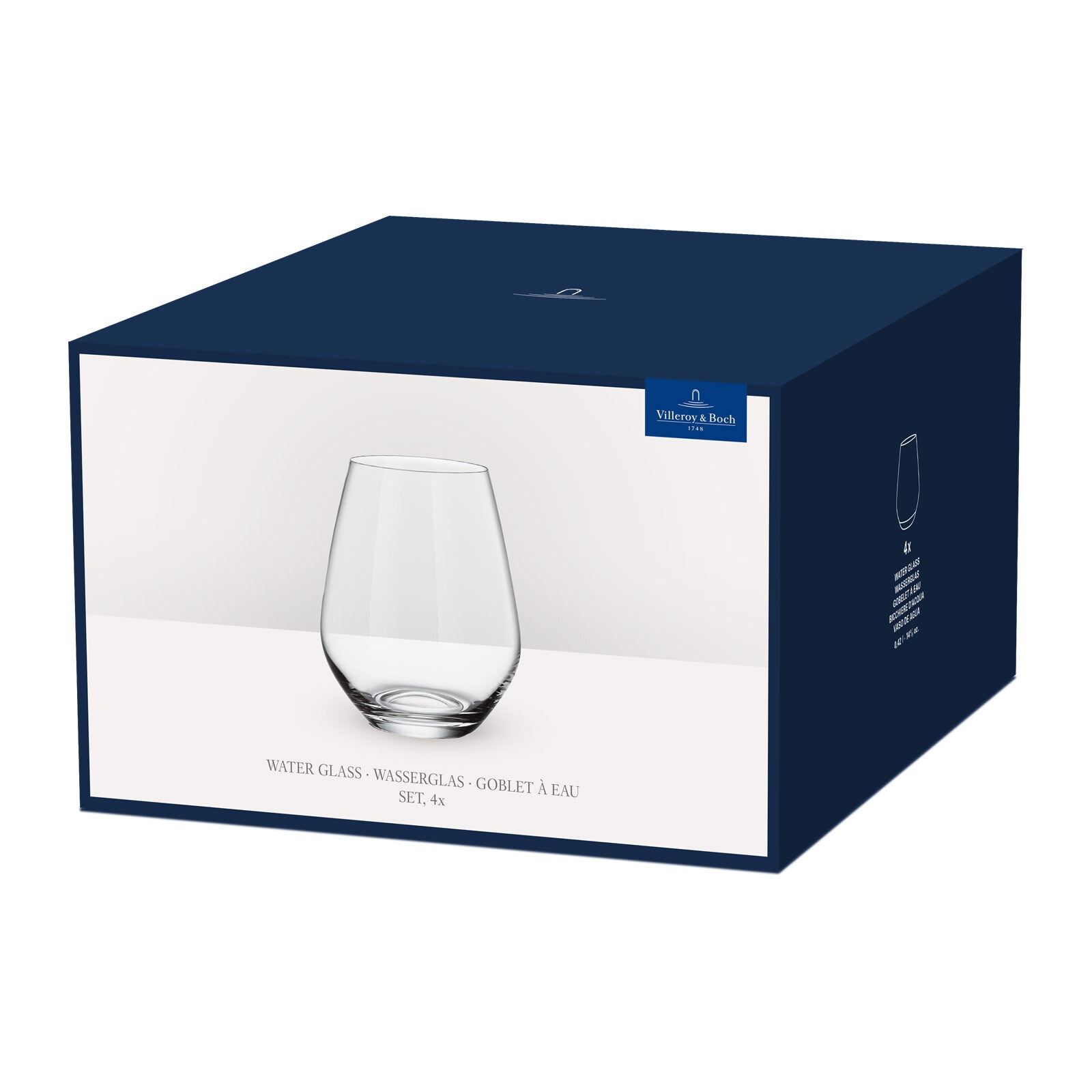 Villeroy & Boch Glas »Wassergläser Ovid 420 ml 12er Set transparent« günstig online kaufen