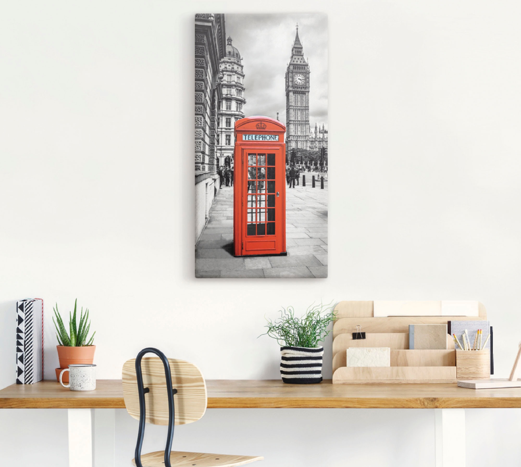 Artland Wandbild »London Telefonzelle« Architektonische Elemente 1 Stk. tlg günstig online kaufen