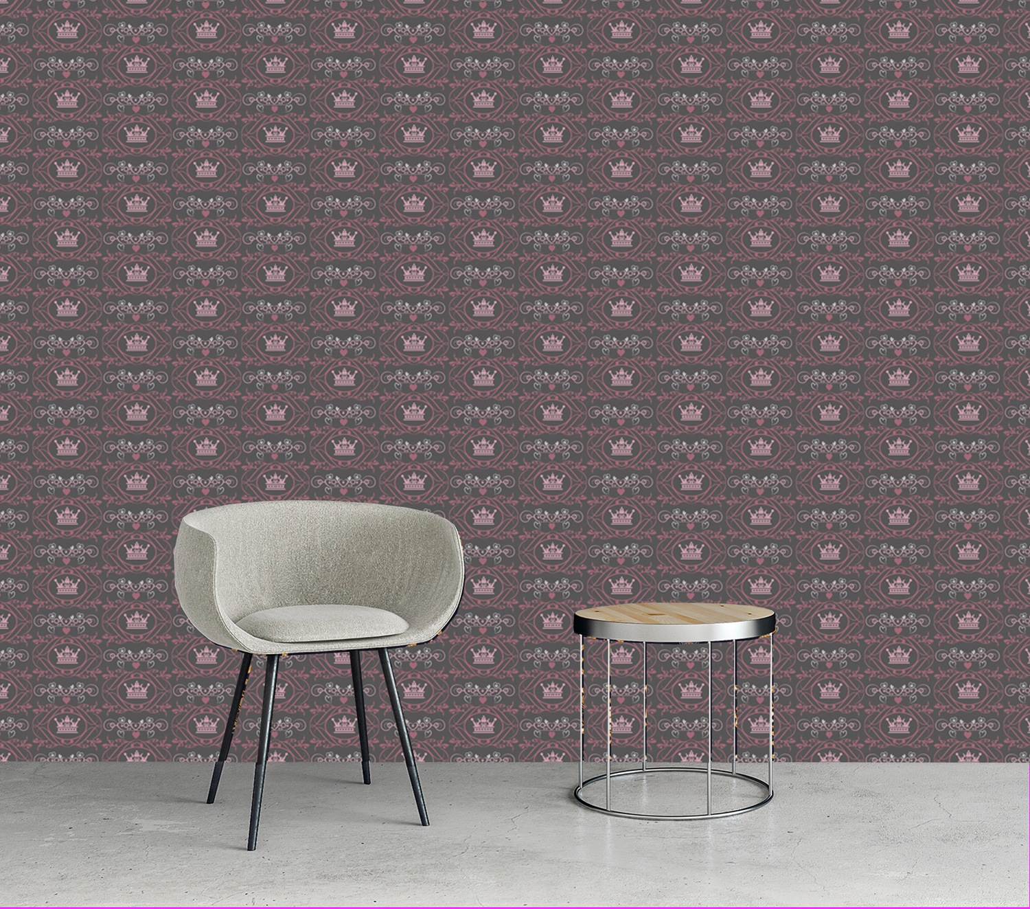 queence Vinyltapete »Gloria«, bedruckt-Barock-Antikoptik-Kunst, 90x250cm, s günstig online kaufen