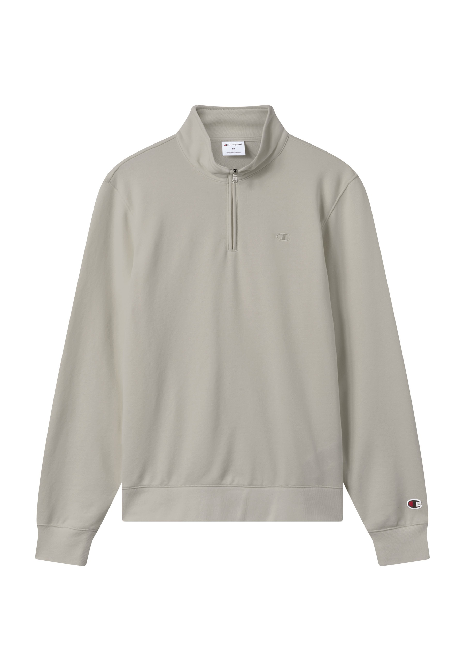 Champion Sweatshirt »ICONS TONAL Half Zip Sweatshirt«, mit halbem Reißverschluss, aus Baumwolle und Polyester, normale Länge
