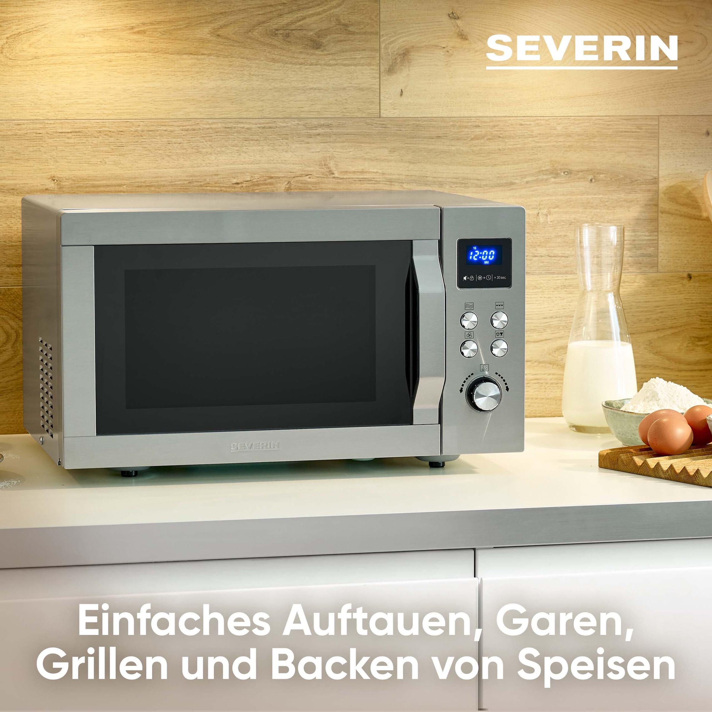 Severin Mikrowelle »MW 7774« Grill | Heißluft | Mikrowelle mit Grill- und Heißluftfunktion 3-in-1