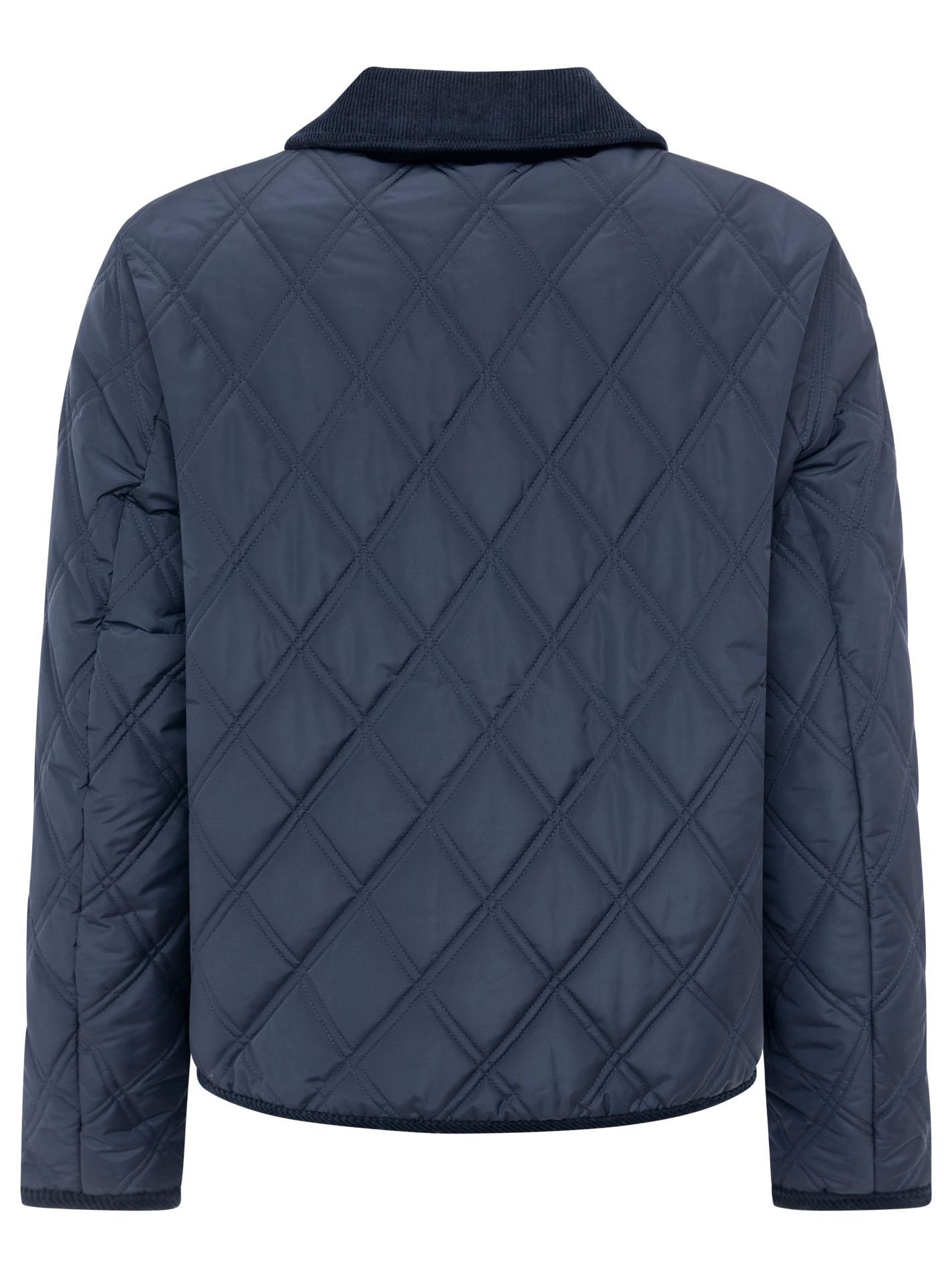 Zwillingsherz Steppjacke »"Classic"« ohne Kapuze Kordkragen, Knopfleiste und Taschen