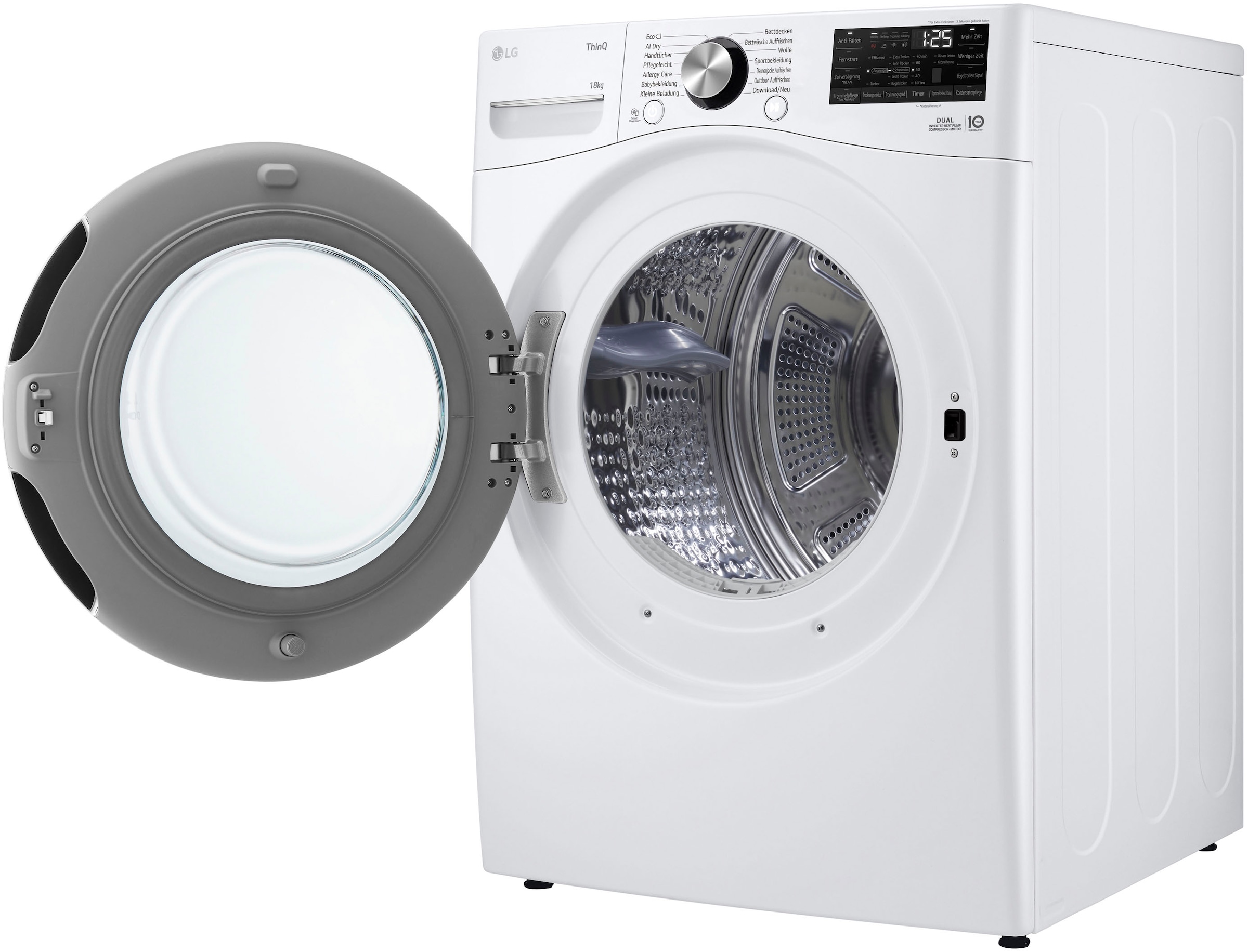 LG Wärmepumpentrockner »RT18VT«, 18 kg, Allergy Care