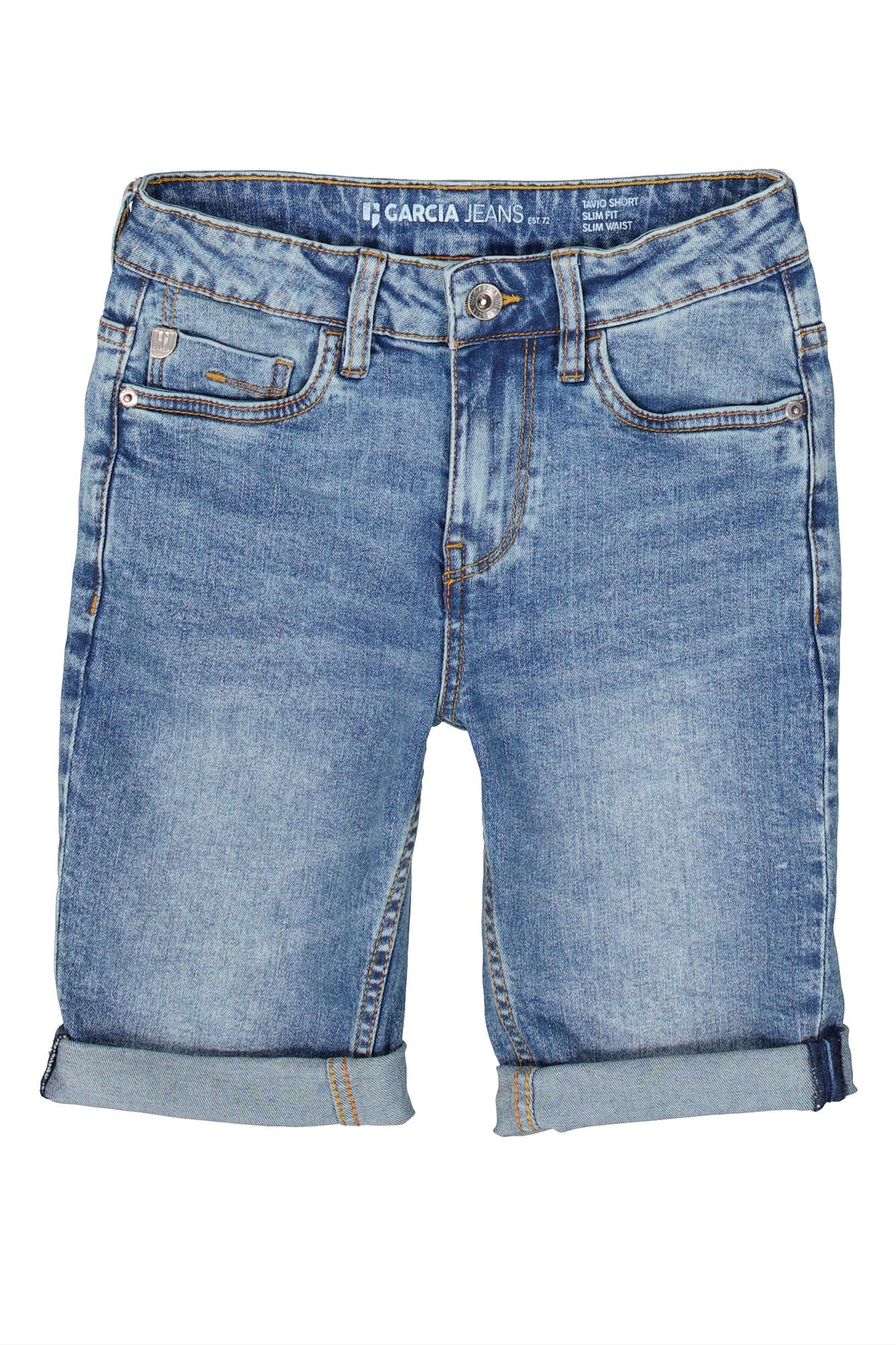Garcia Jeansshorts »Tavio«, mit Used-Effekten