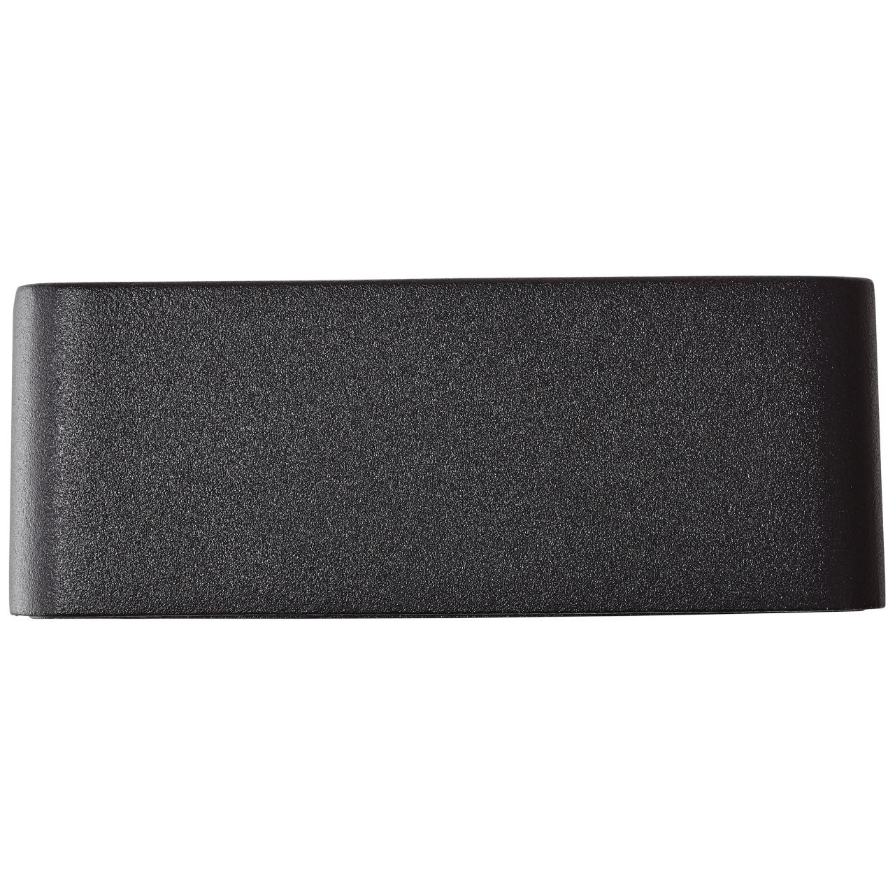 Brilliant Außen-Wandleuchte »Golda«, 1 flammig, 5 x 12 x 15 cm, up/down Light, 660 lm, warmweiß, Metall/Glas, schwarz