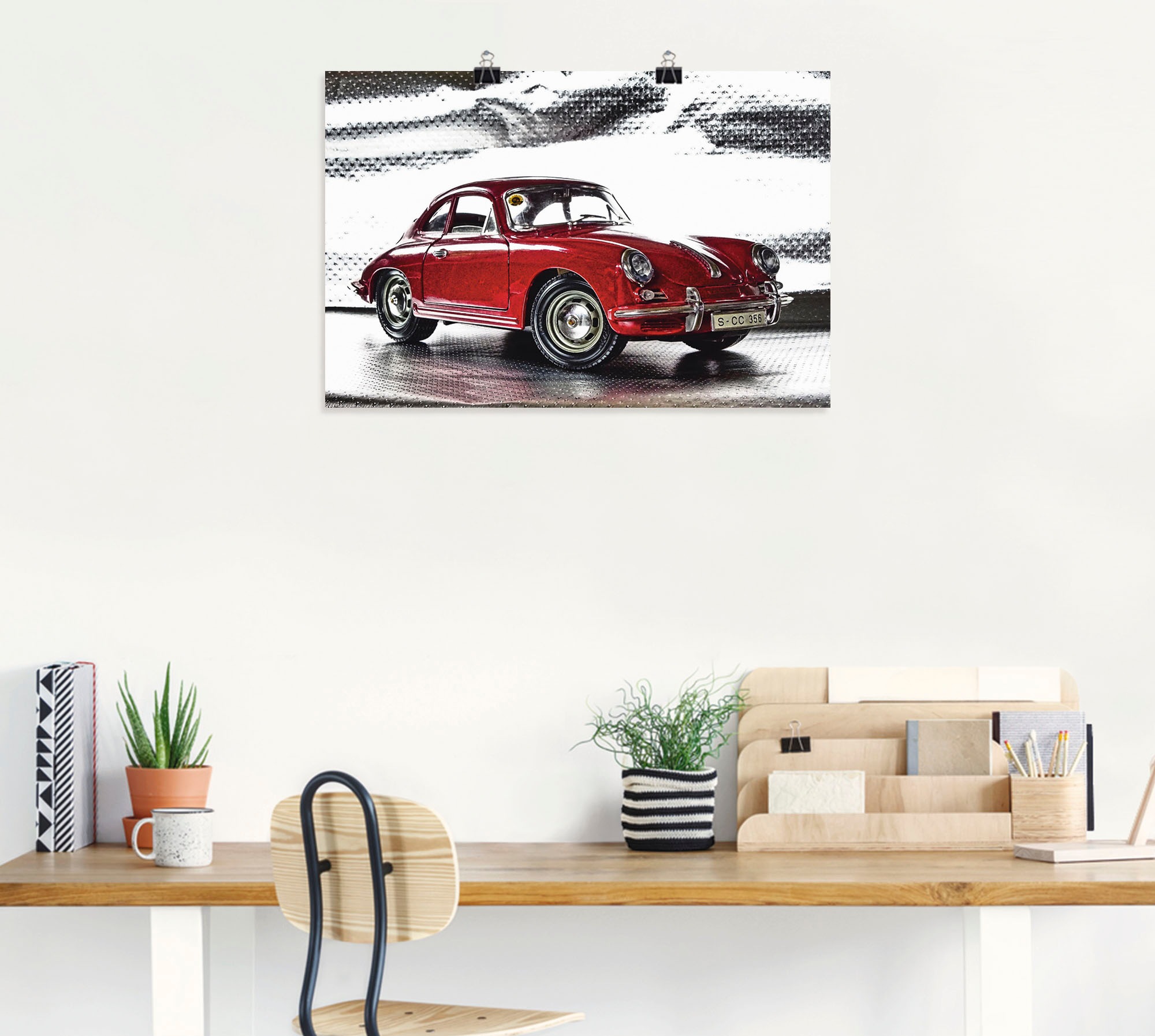 Artland Wandbild »Klassiker - Der Porsche 356«, Auto, (1 St.), als Alubild, Outdoorbild, Leinwandbild, Poster, Wandaufkleber