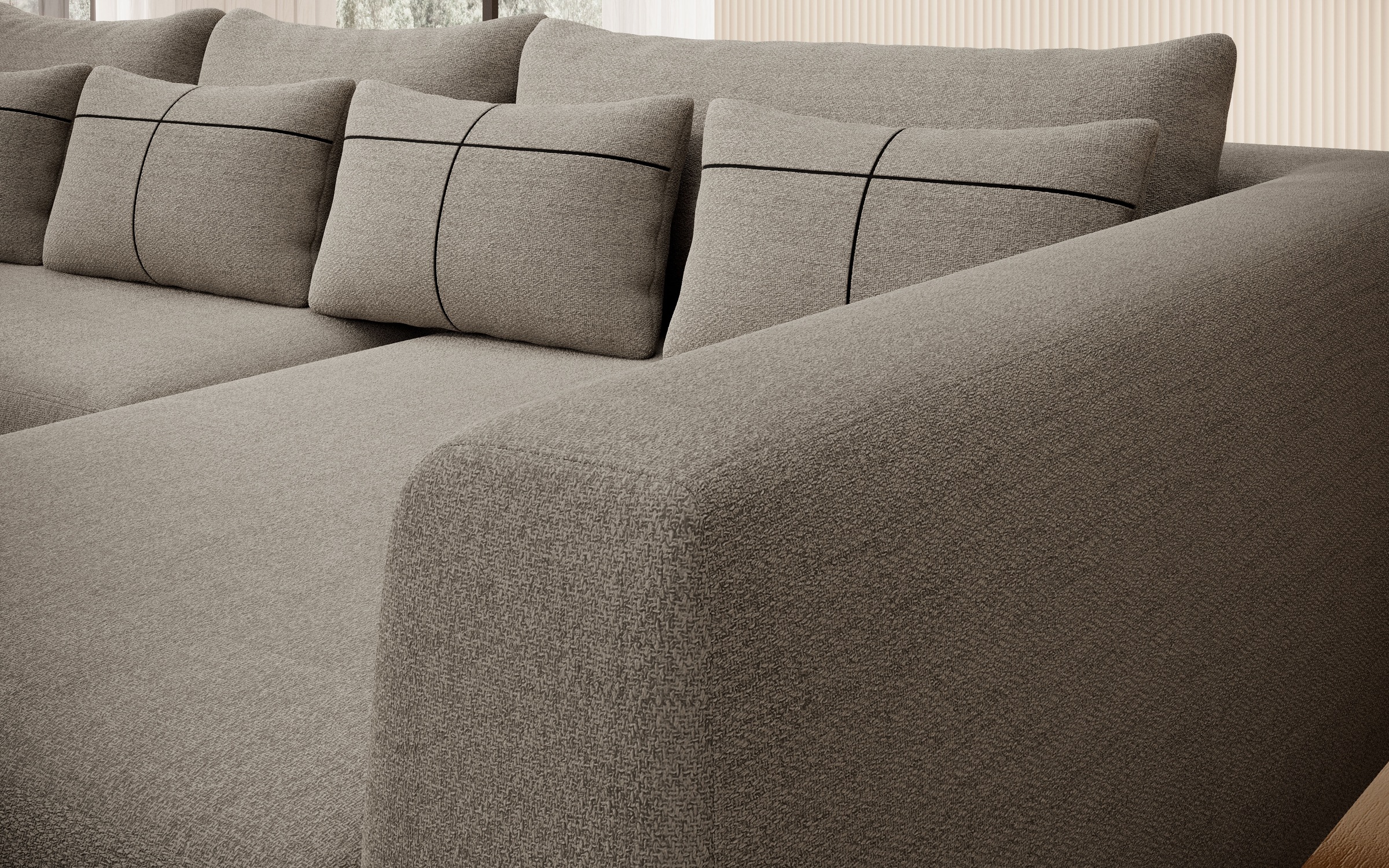 INOSIGN Ecksofa Cross, mit softem Sitz, günstig online kaufen