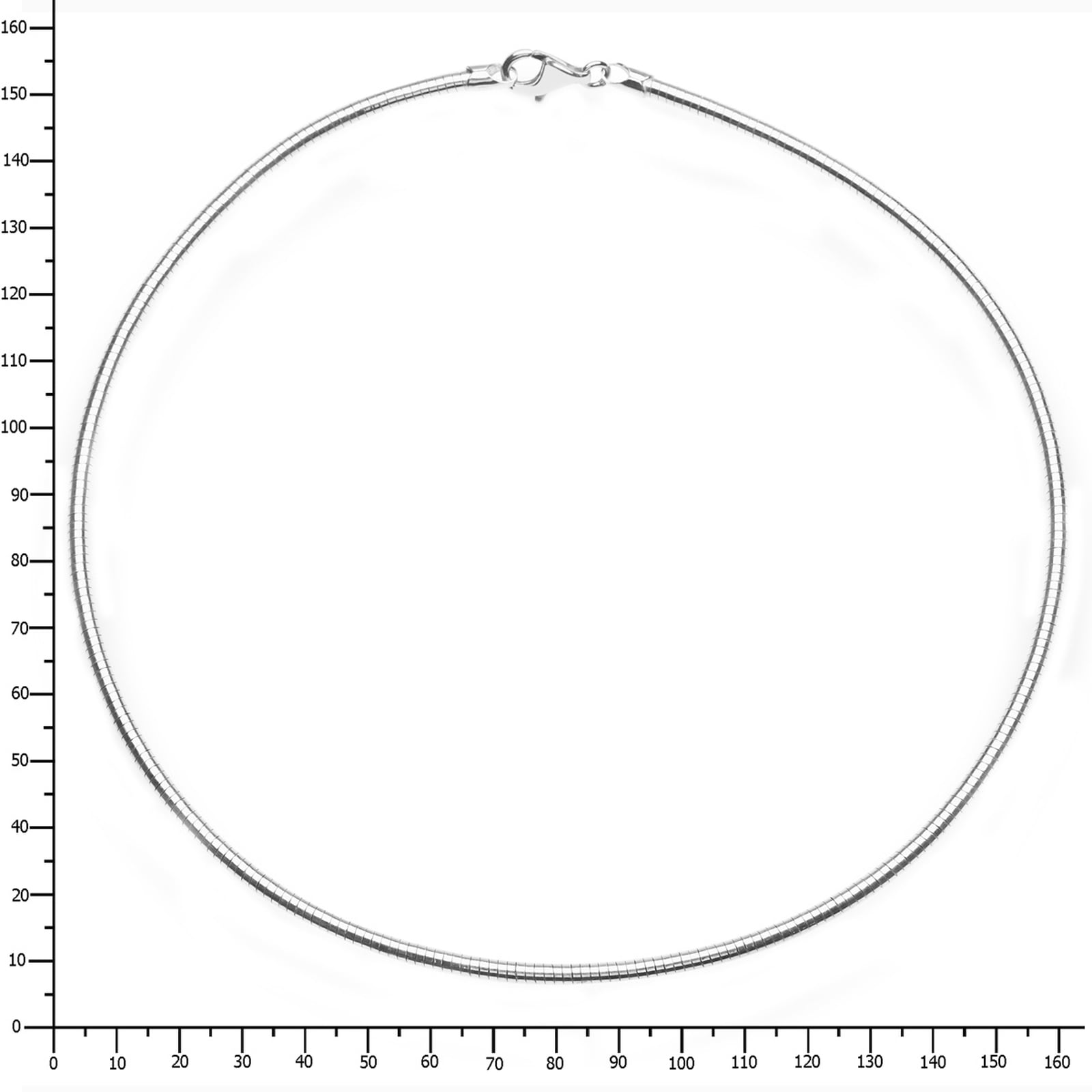 OSTSEE-SCHMUCK Halsreif »Ostsee-Schmuck Halsreif Omega 3,0 mm Halsreif Omega 3,0 mm«, (1 tlg.)