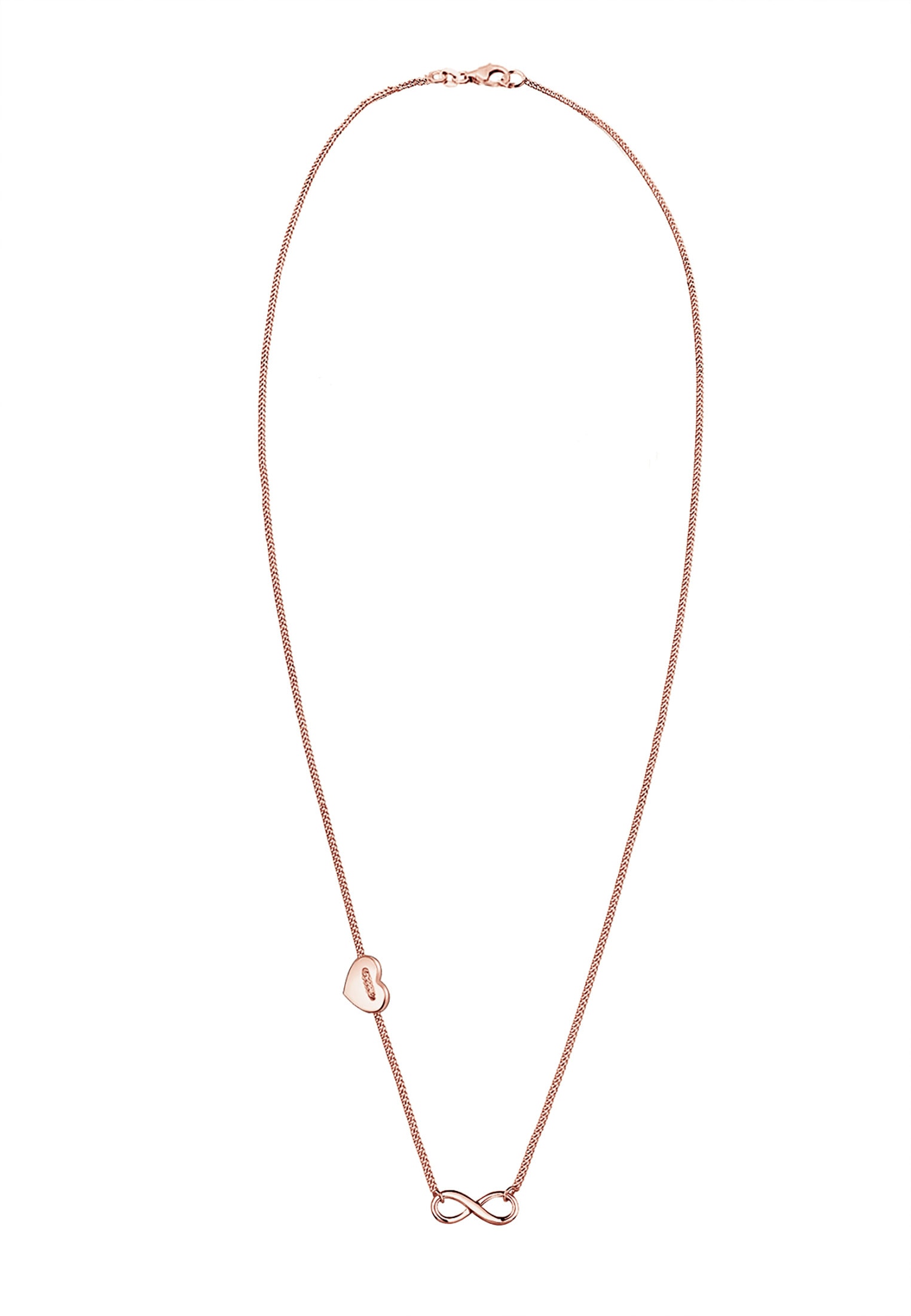 Elli Kette mit Anhänger »Infinity Herz 925 Sterling Silber«
