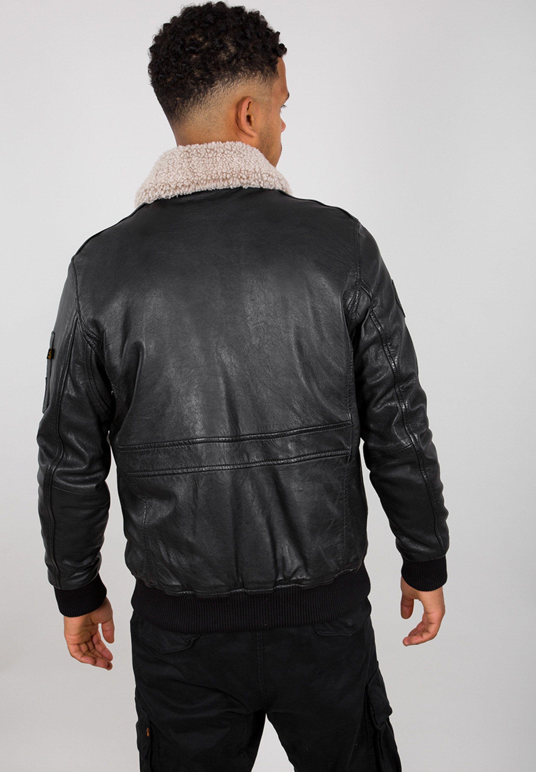 Alpha Industries Lederjacke »Alpha Industries Men - Leather & Vegan Jackets G1 Leather Jacket«