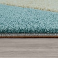 Paco Home Teppich »Mia 054«, rechteckig, 17 mm Höhe, Kurzflor, modernes buntes 3D-Patchwork Design, Pastell- Farben, ideal im Wohnzimmer & Schlafzimmer