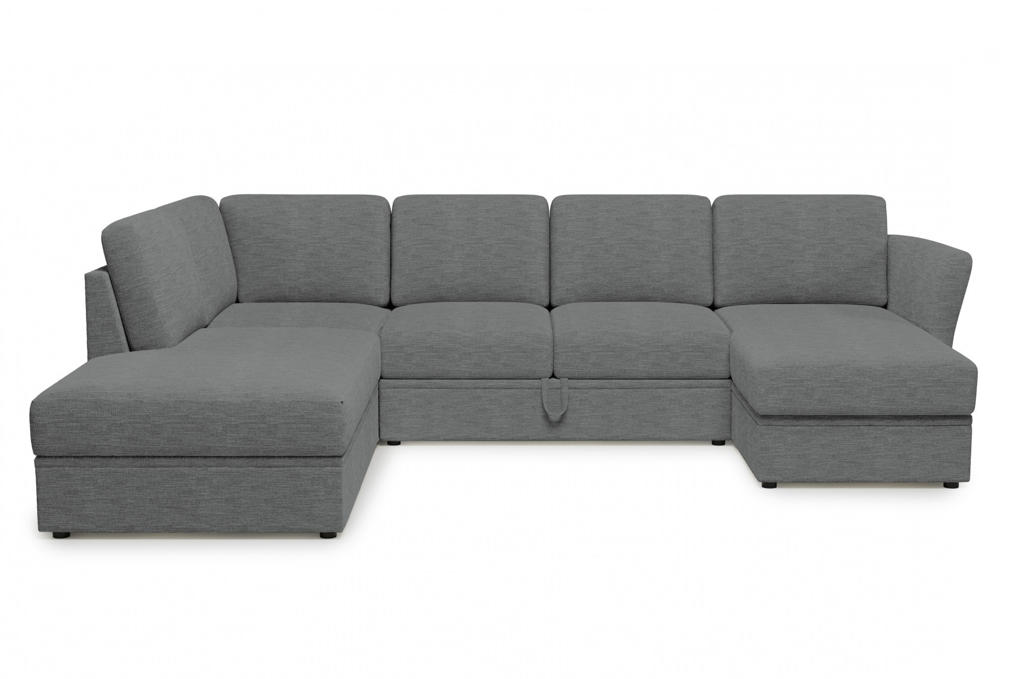 Home affaire Wohnlandschaft »Lavars Schlafsofa«, mit Bettfunktion und Stauraum, in zwei verschiedenen Bezugsqualitäten
