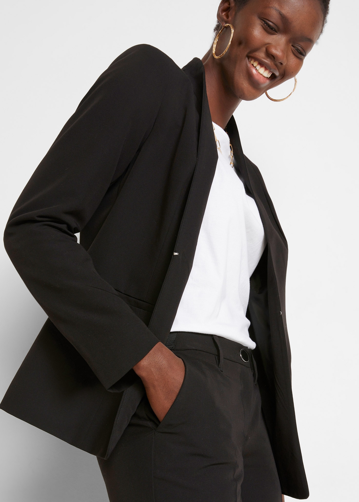 bonprix Hosenanzug Set, 2 tlg. regular fit moderne Passform, Regular Fit
