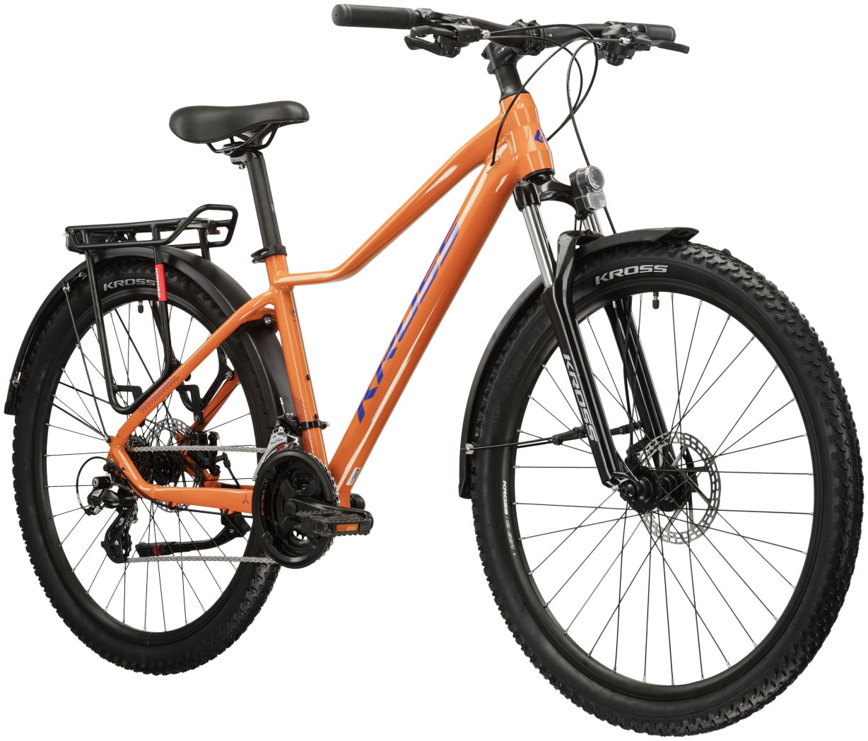 Kross Mountainbike »KROSS MTB Hardtail Lea 2.0 27,5" orange«, 21 Gang, Shimano, ALTUS M310 Schaltwerk, Kettenschaltung