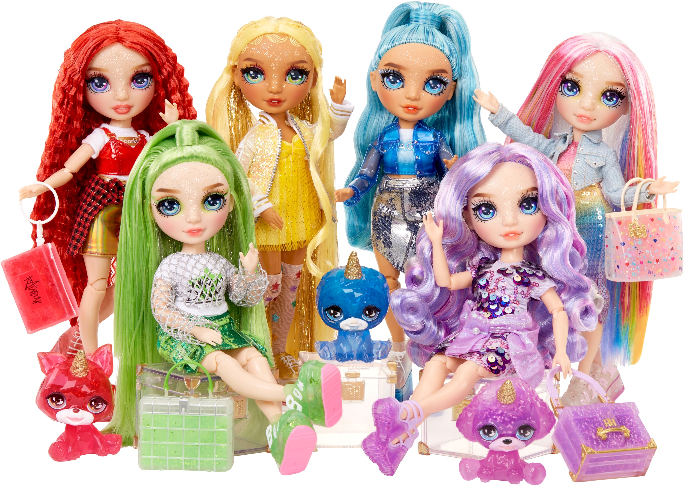 RAINBOW HIGH Anziehpuppe »Classic Rainbow Fashion Doll - Violet (purple)«