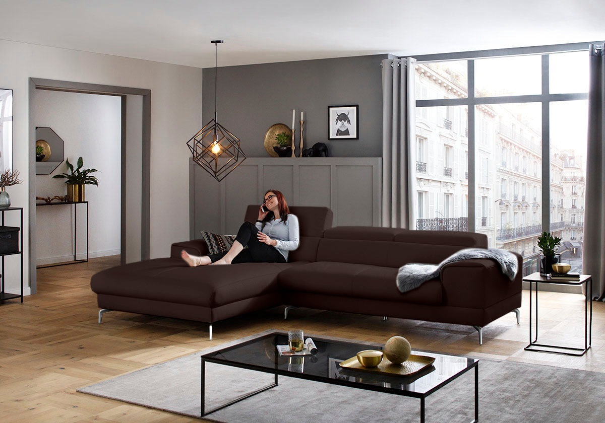 W.SCHILLIG Ecksofa »piedroo, Designsofa mit tollem Sitzkomfort, bequem und günstig online kaufen