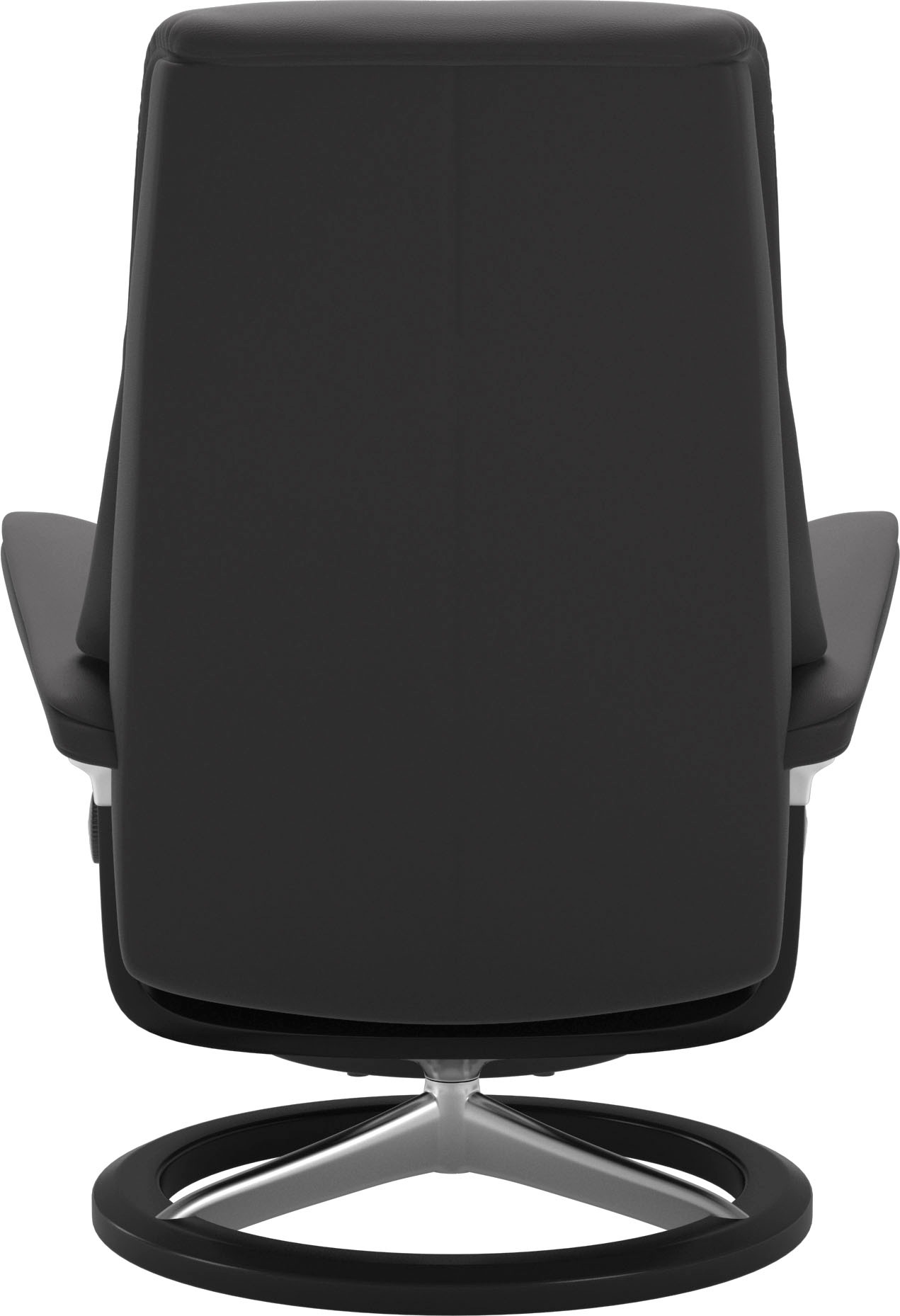 Stressless® Relaxsessel »View«, (Set, Relaxsessel mit Hocker), mit Signature Base, Größe S,Gestell Schwarz