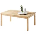 MCA furniture Couchtisch »Alfons«, Wohnzimmertisch Massivholz geölt, keilverzinkt belastbar bis 20 kg