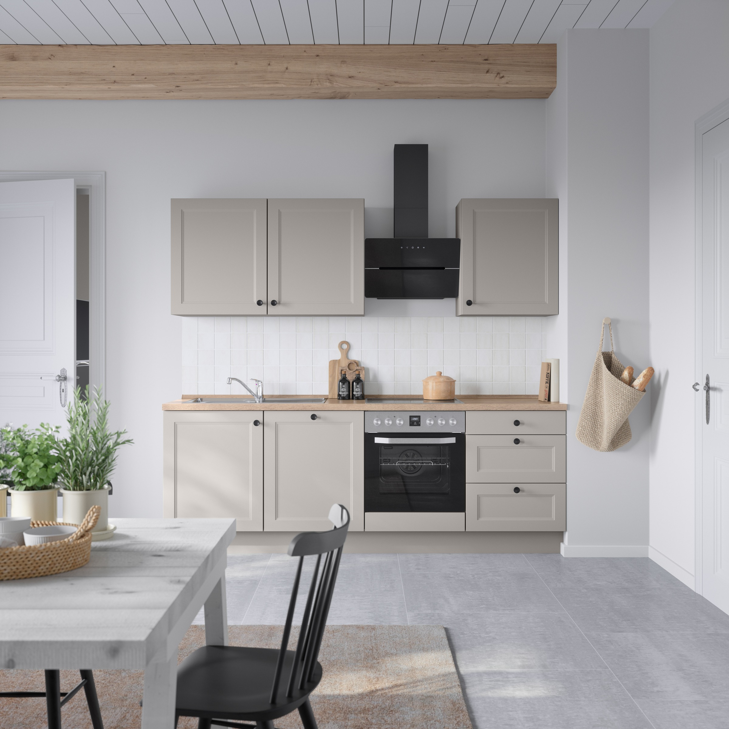nobilia® Küchenzeile »"Cascada II"«, vormontiert, Breite 240 cm, Ausrichtun günstig online kaufen