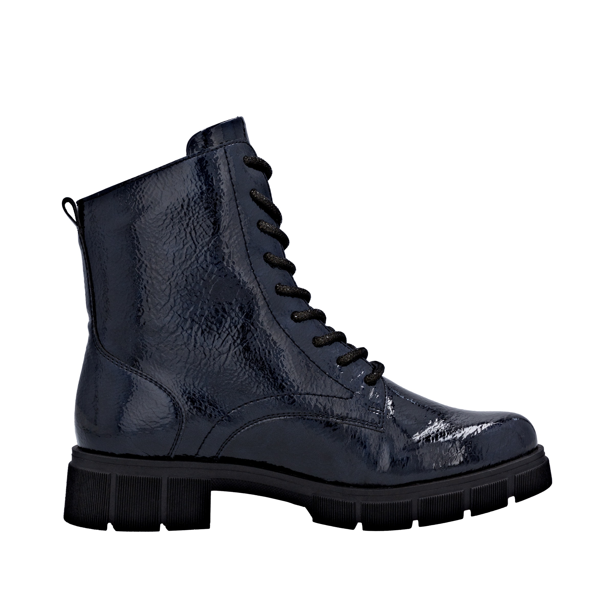 Remonte Schnürstiefelette, Schnürboots, Stiefelette, Profilsohle, mit Glitzer-Schnürsenkel
