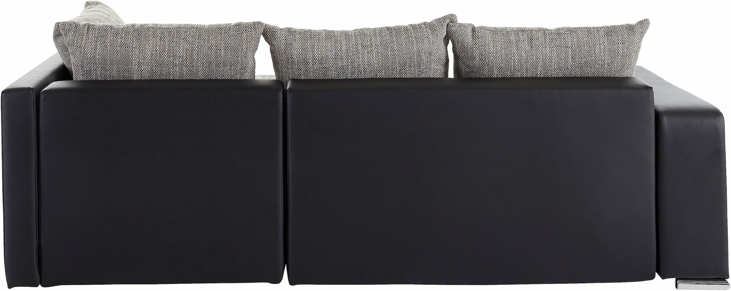 COLLECTION AB Ecksofa »John L-Form«, mit Bettfunktion, Bettkasten und integriertem Regal