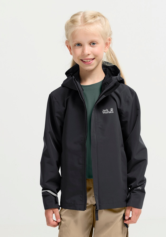 Jack Wolfskin Outdoorjacke »HAZE 2L JKT K« mit Kapuze