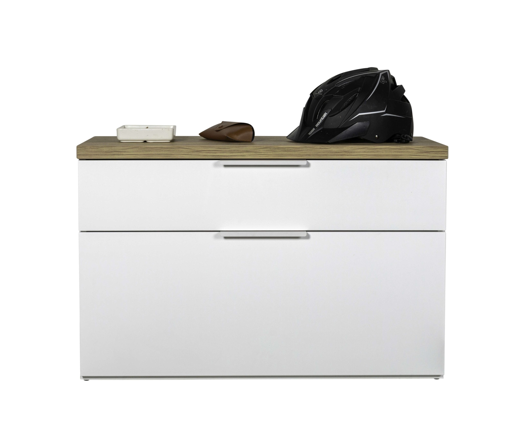 Composad Sitzbank »Schuhbank, Schuhschrankbank«, (1 St.), Mit 1 Schublade und 1 Klapptür