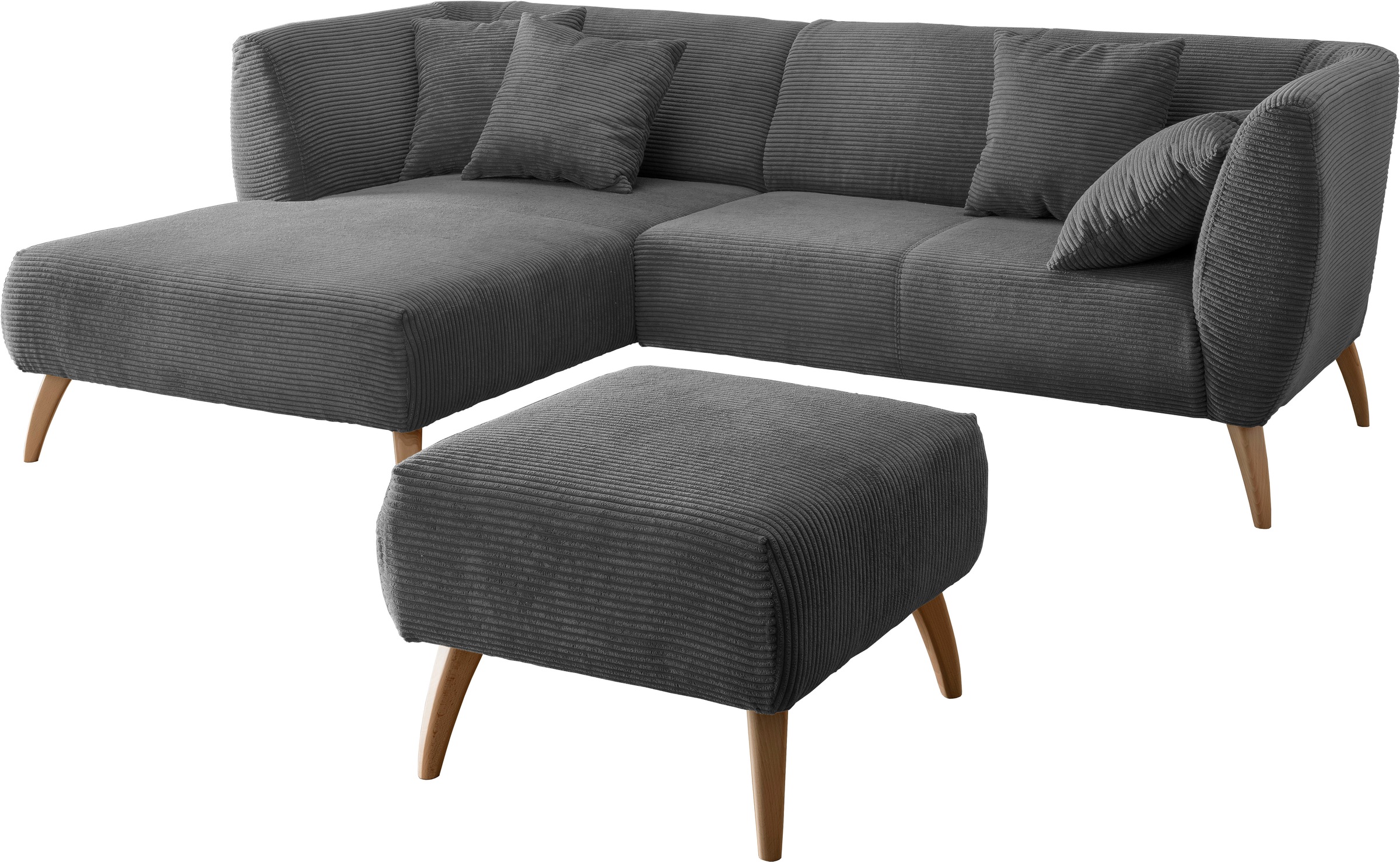 Home affaire Ecksofa »Colori Polstermöbel mit zeitlos eleganter Rückenführu günstig online kaufen