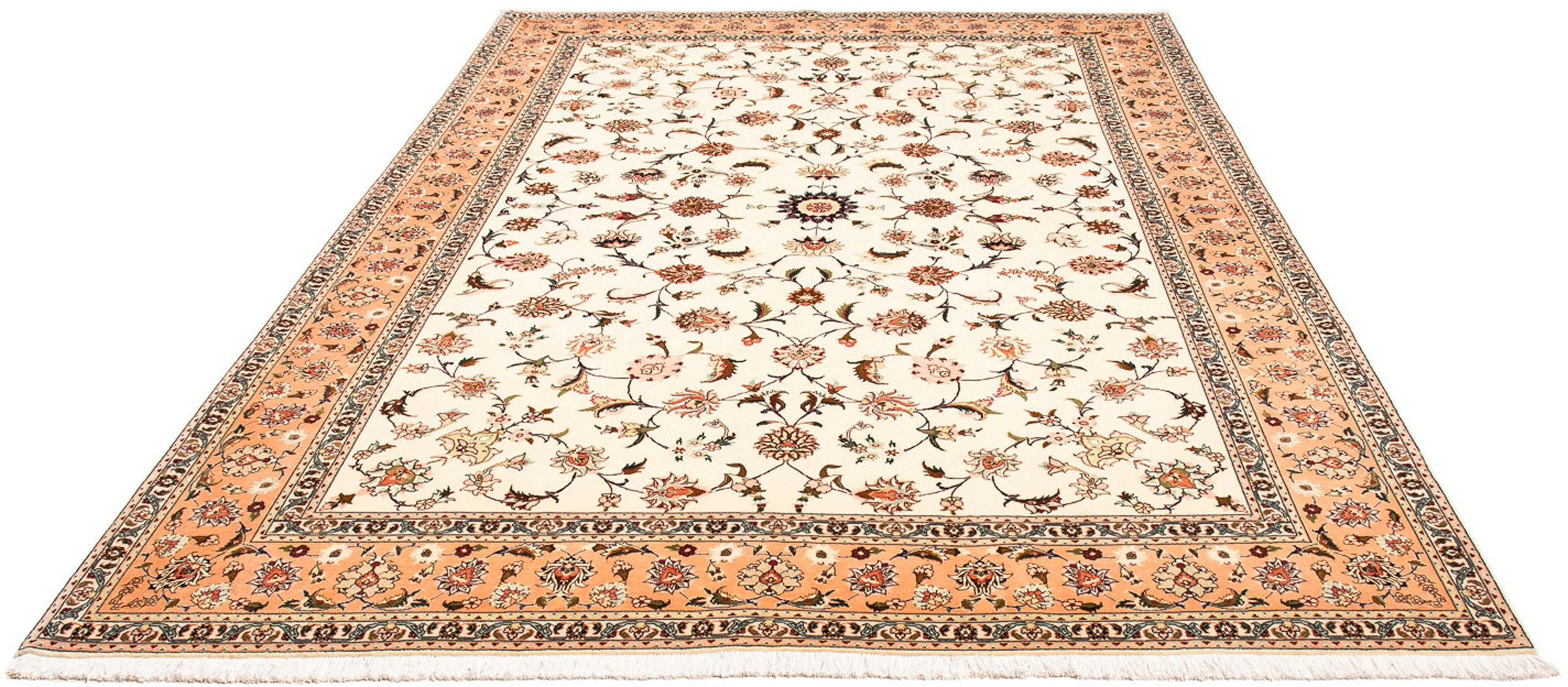 morgenland Orientteppich »Perser - Täbriz - Royal - 300 x 205 cm - beige«, günstig online kaufen