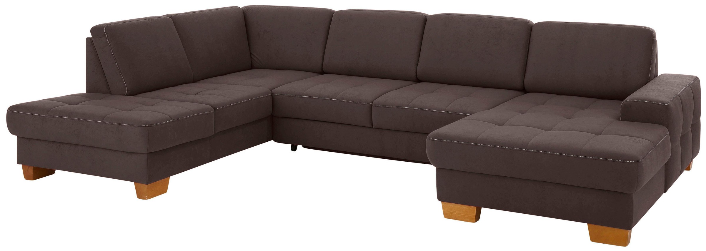 Home affaire Wohnlandschaft »Puccini U-Form« mit Federkern, Sitztiefenverst günstig online kaufen