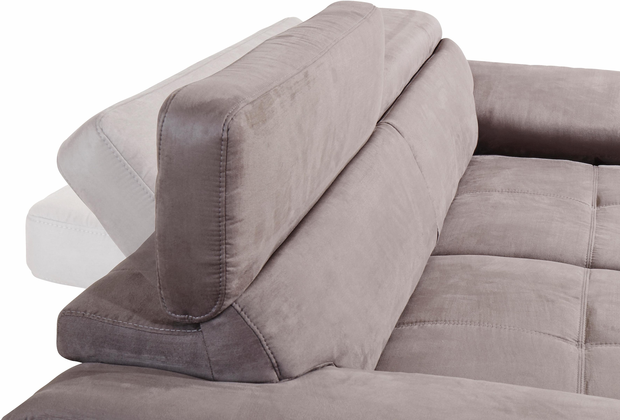 COTTA 2-Sitzer »Speedway«, Big-Sofa mit Kopfteilverstellung