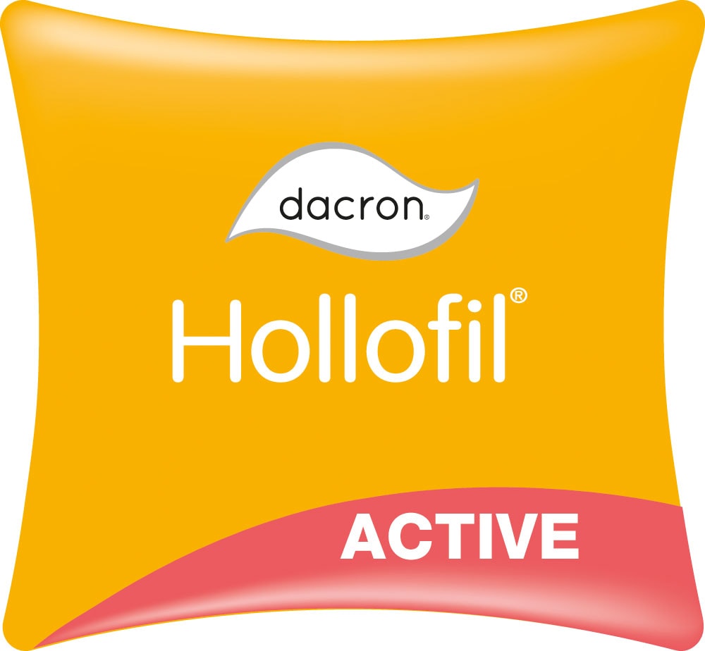 f.a.n. Schlafkomfort Microfaserkissen »Hollofil Active m. MF-Bezug«, (1 St.), volles Temperatur- und Feuchtigkeitsmanagement