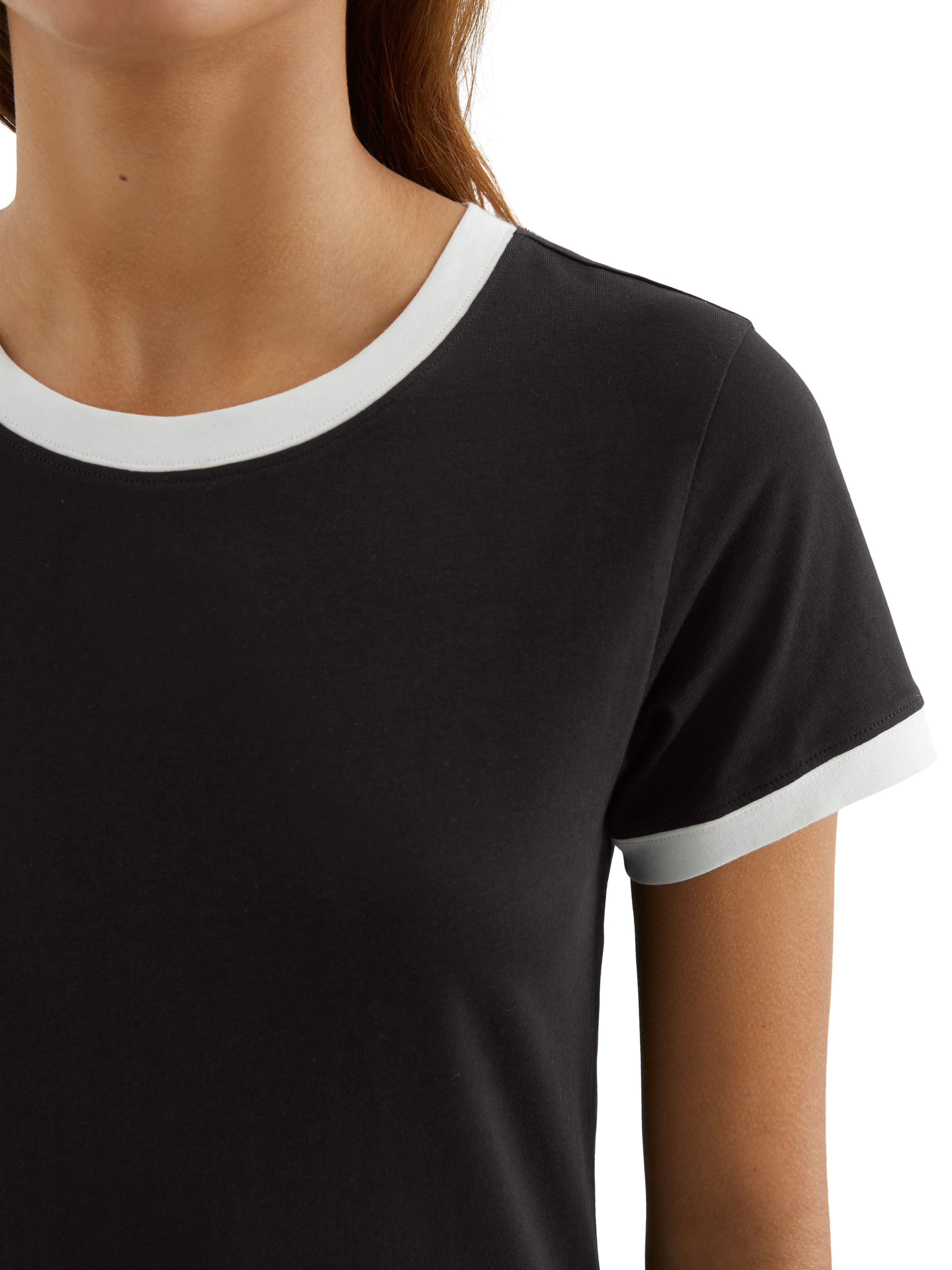 Marc O'Polo T-Shirt »Mix & Match Jersey«, mit Kontrast-Details