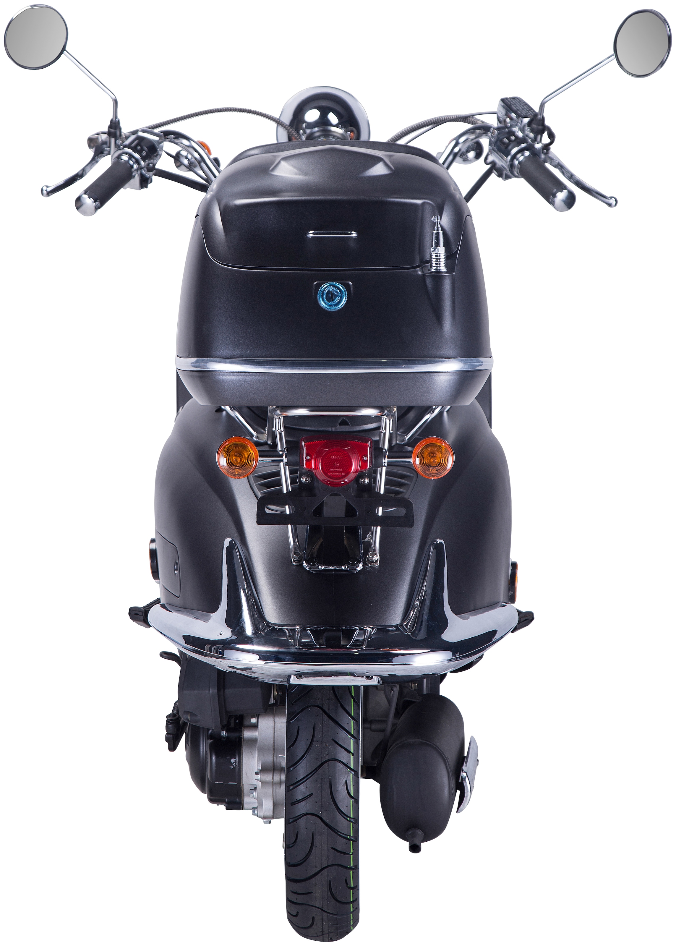 GT UNION Motorroller km/h, 45 im jetzt 5, mit PS, 3 »Strada«, cm³, 50 Topcase Euro %Sale (Set)